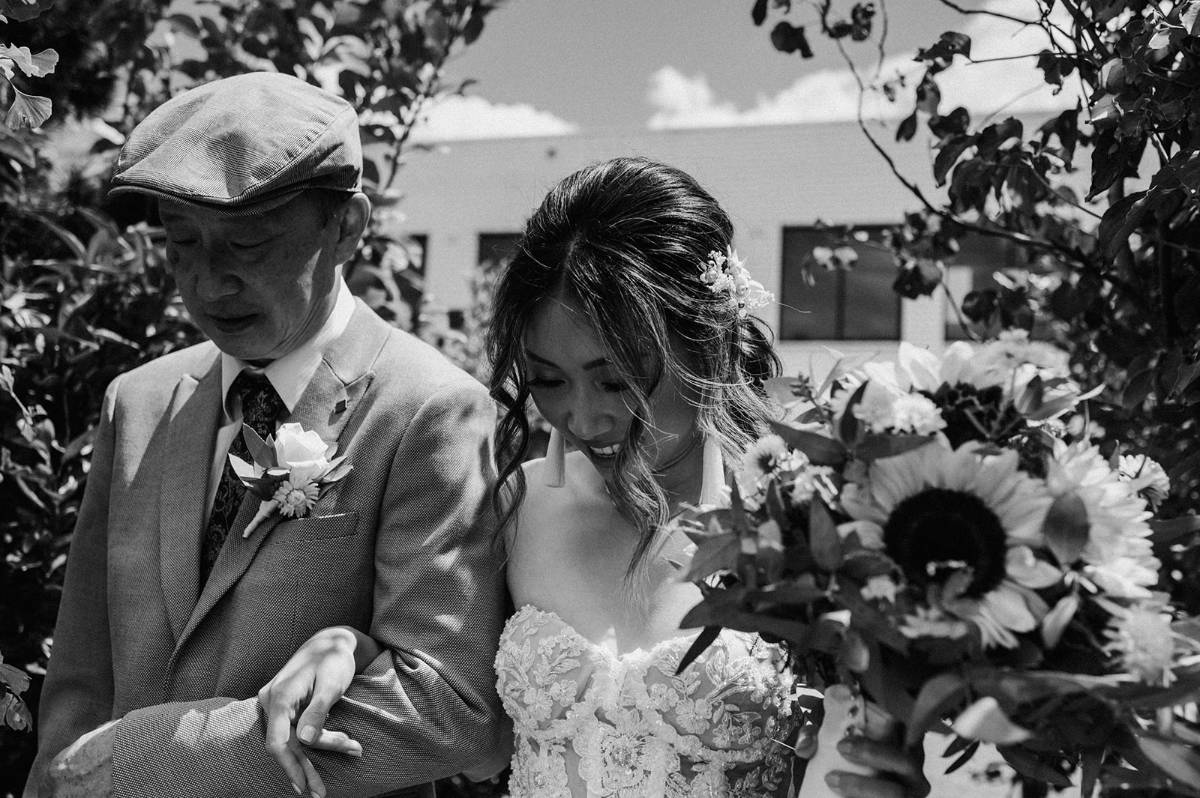 Inner city garden wedding at Glasshaus. Photos by Wren Steiner. Jessie + Tom