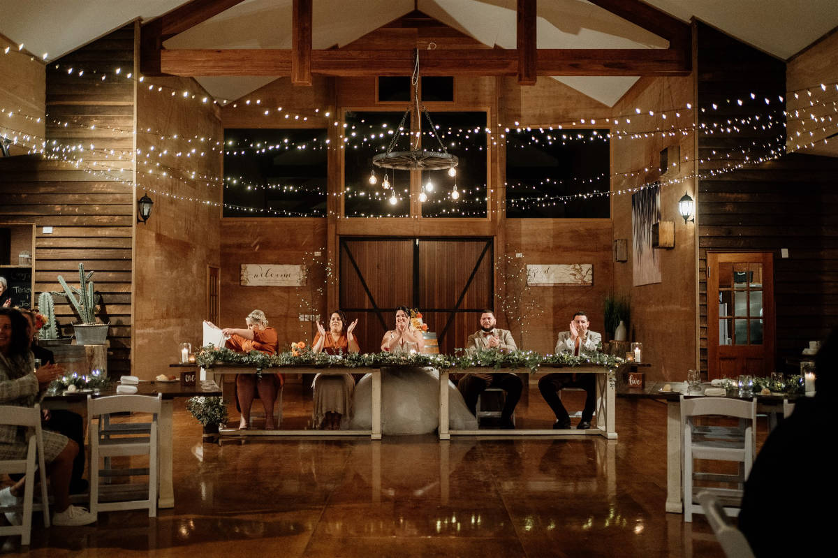 Modern rustic style at Tenayah and Josh's Gordon Country wedding in QLD, photographed by Sam Wyper Photography.