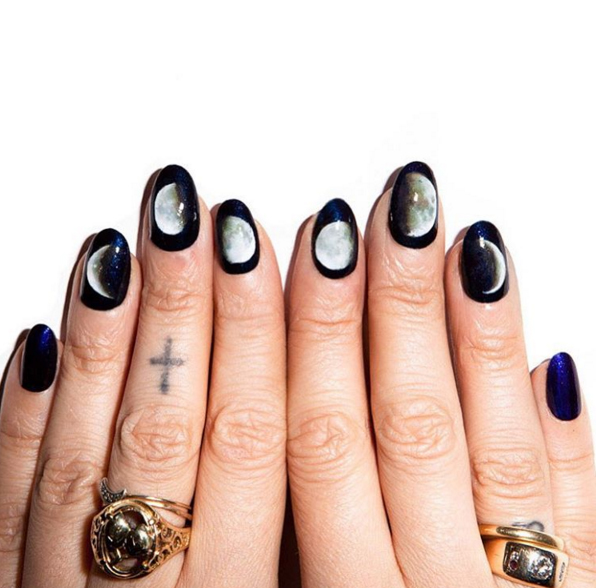 Nailed it: spectacular manicures for your big day Half moon manicure