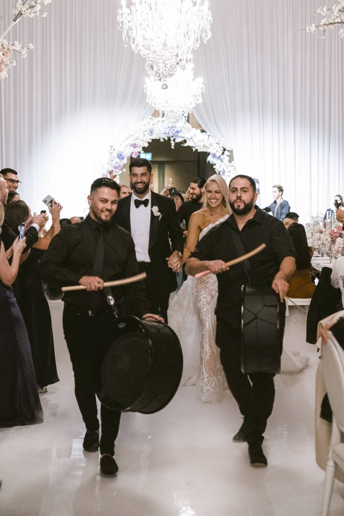 Luxury wedding at Hyatt Regency Sydney for Bianca and Bobby. Photos by Inlighten Photography