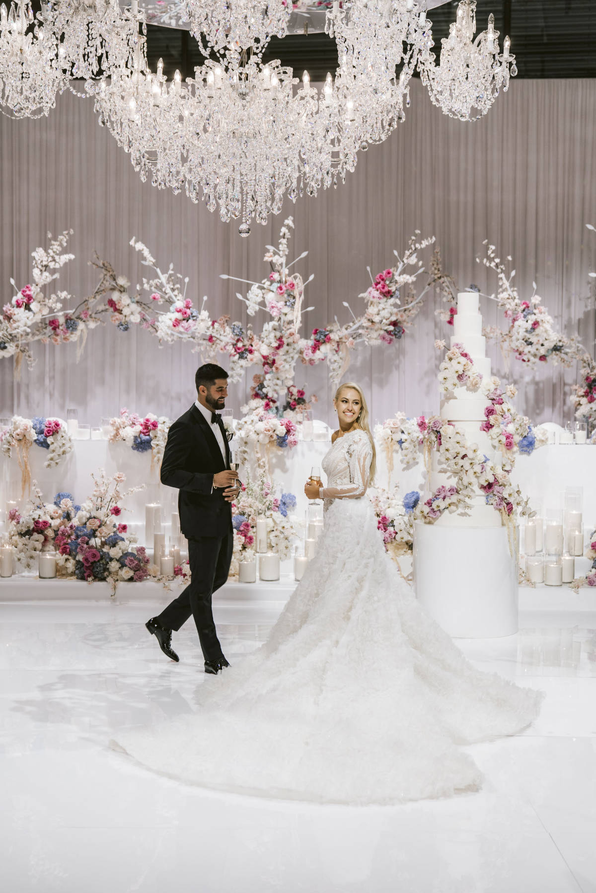 Luxury wedding at Hyatt Regency Sydney for Bianca and Bobby. Photos by Inlighten Photography