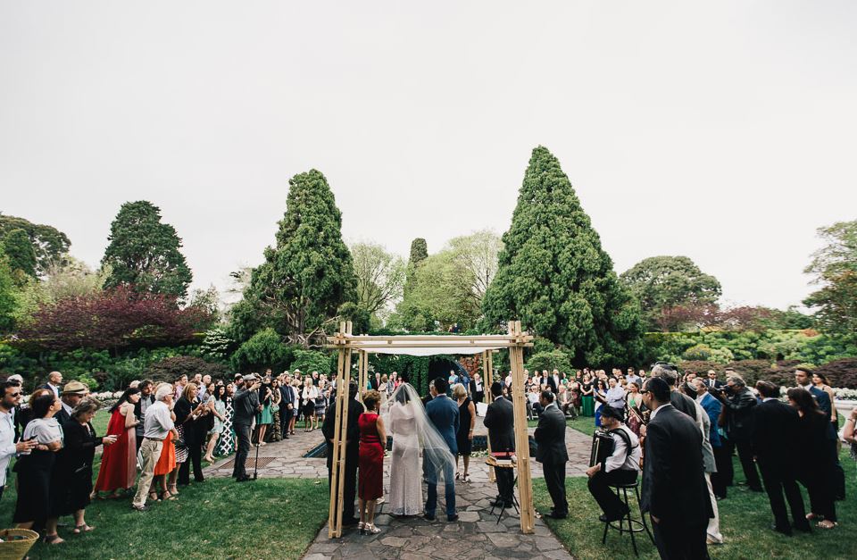 Garden wedding venues in Melbourne