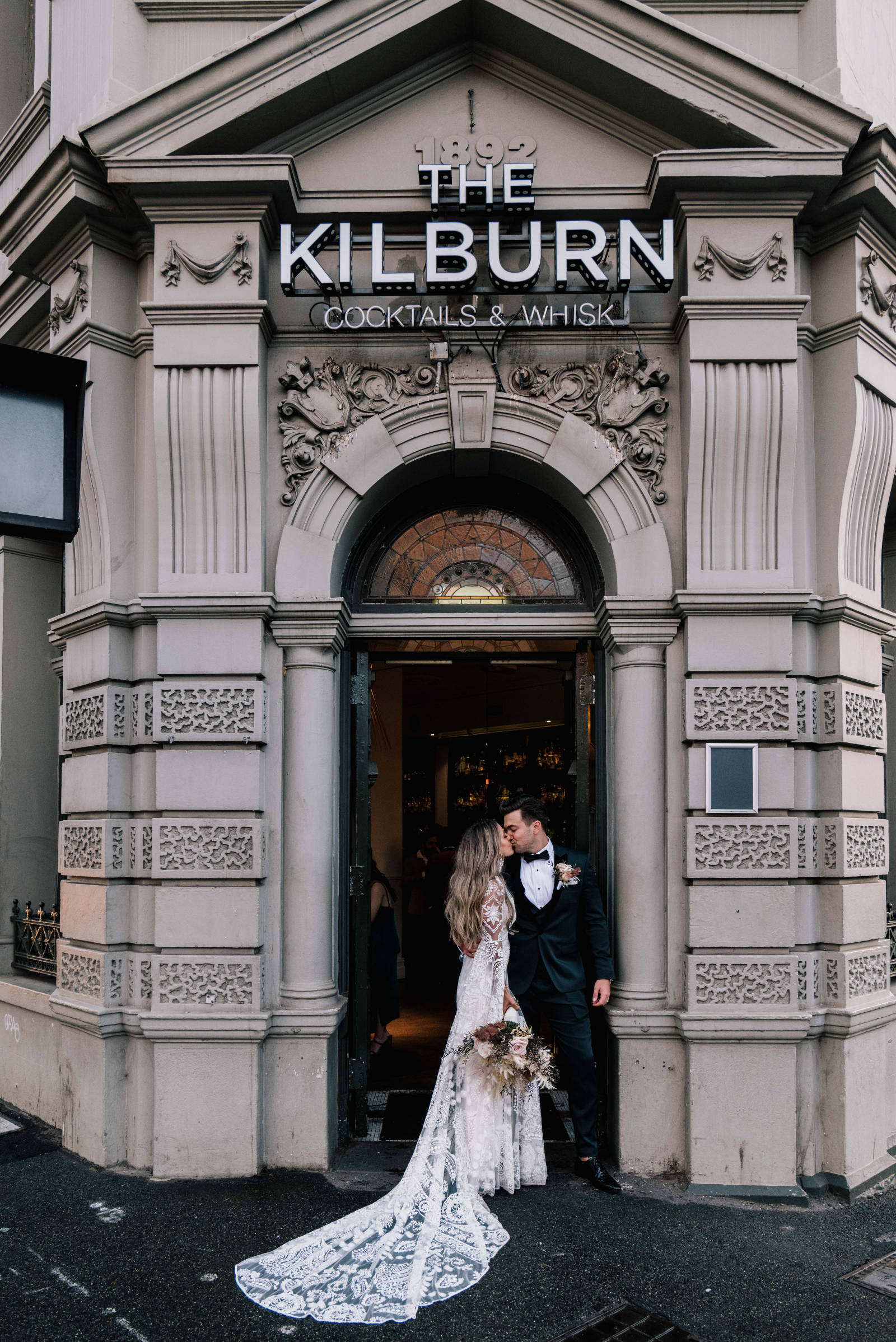 Kilburn Cocktail and Whiskey Bar Melbourne wedding for Kristen and Mirko. Photos by Love & Other Photogrpahy.