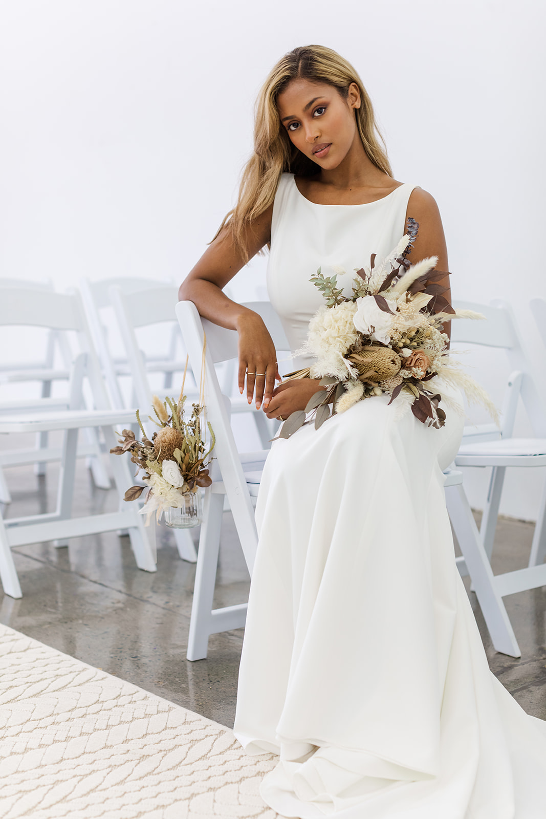 Luxhub Perth winter wedding bridal styled shoot. Photographed by Heather East.