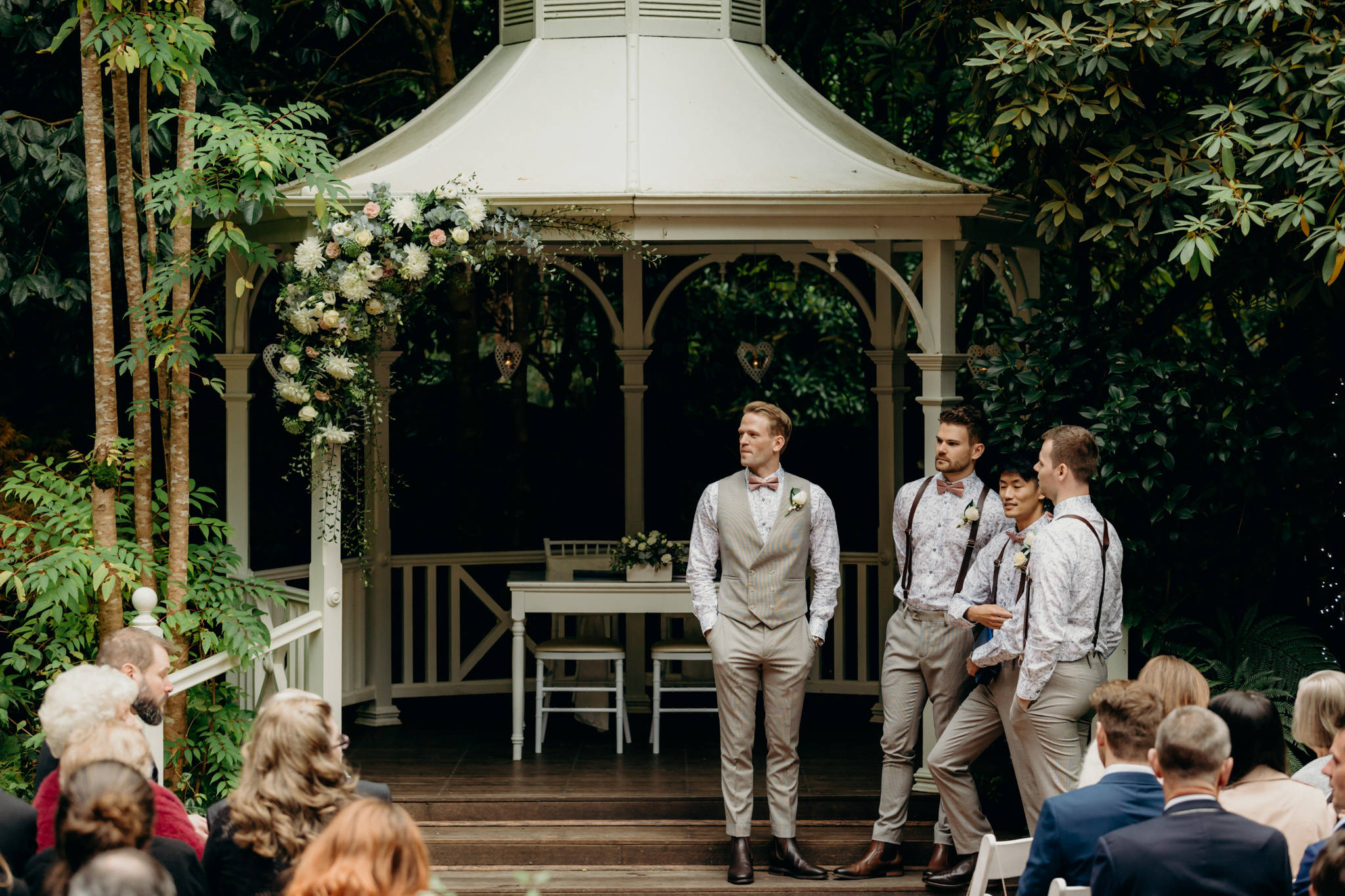 Lyrebird Falls Dandenong Ranges Wedding, classic and romantic, for Grace & Mike. Photos by T-One Image