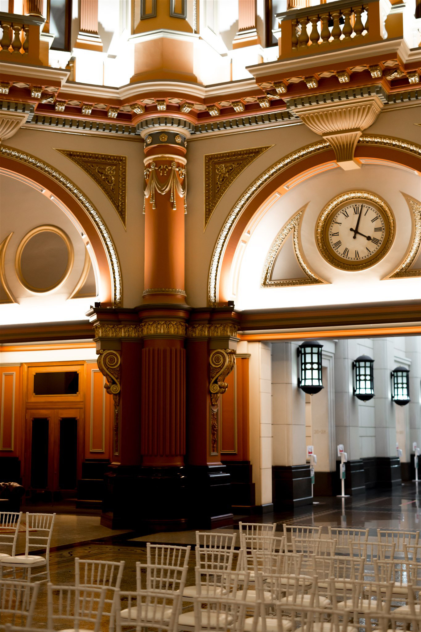 State Library Victoria wedding by Showtime Events. Photos by White Vine Photography. Darcy & Brayden