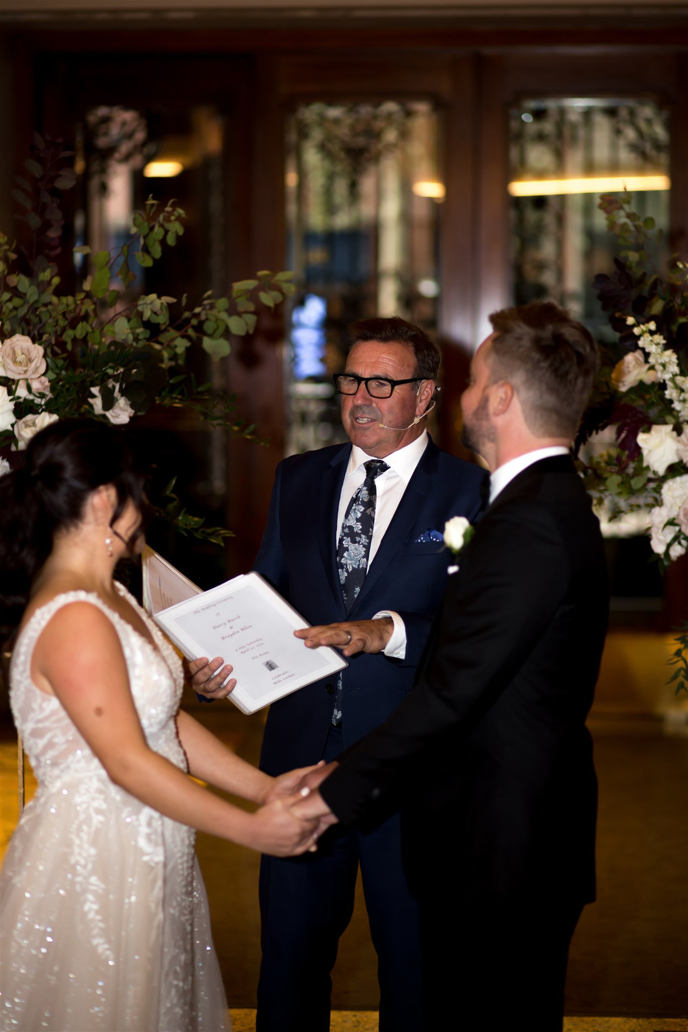 State Library Victoria wedding by Showtime Events. Photos by White Vine Photography. Darcy & Brayden