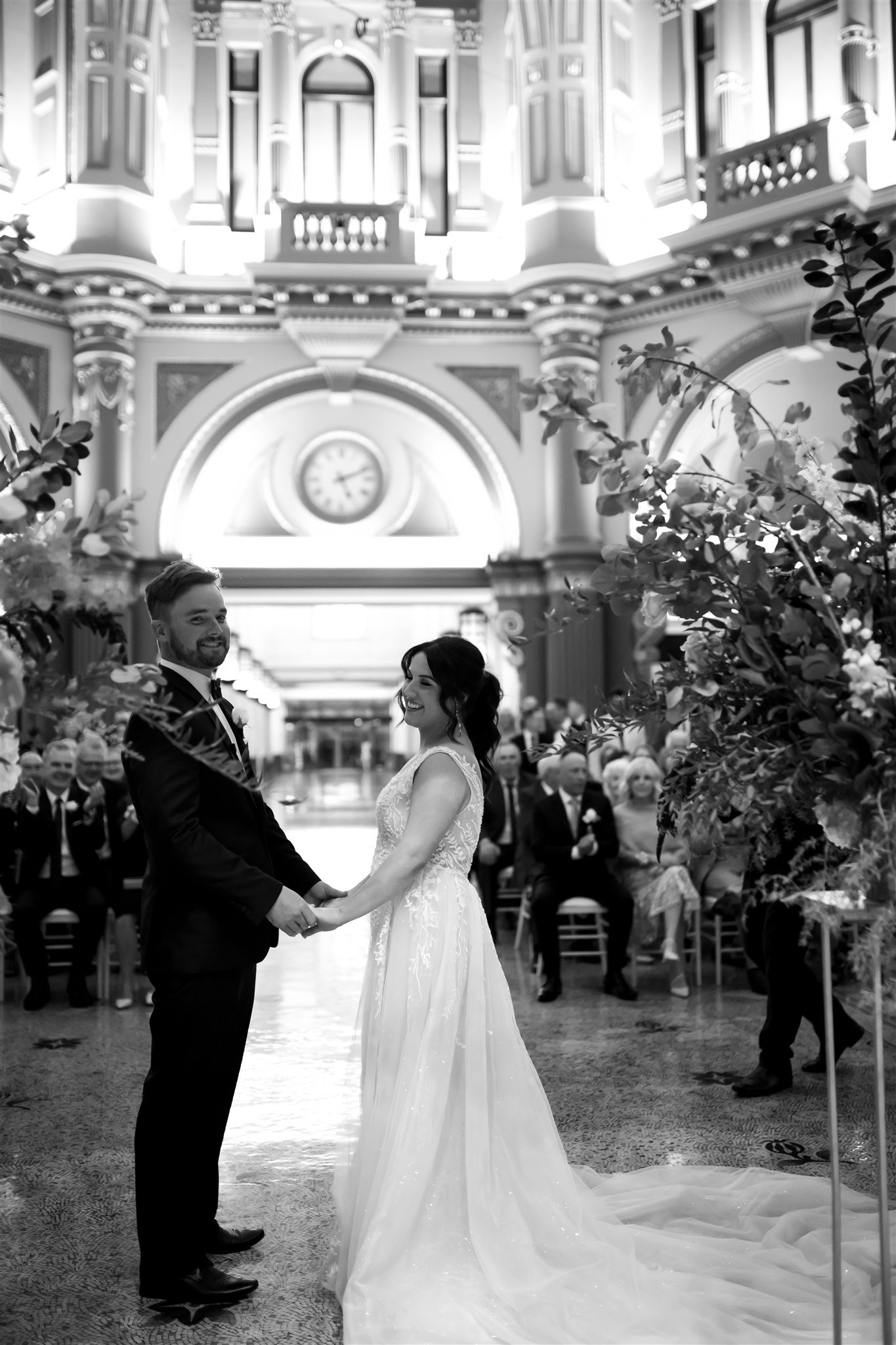 State Library Victoria wedding by Showtime Events. Photos by White Vine Photography. Darcy & Brayden