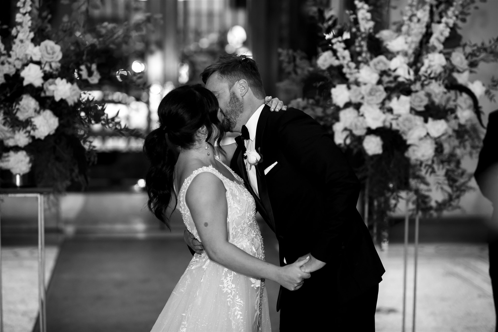 State Library Victoria wedding by Showtime Events. Photos by White Vine Photography. Darcy & Brayden