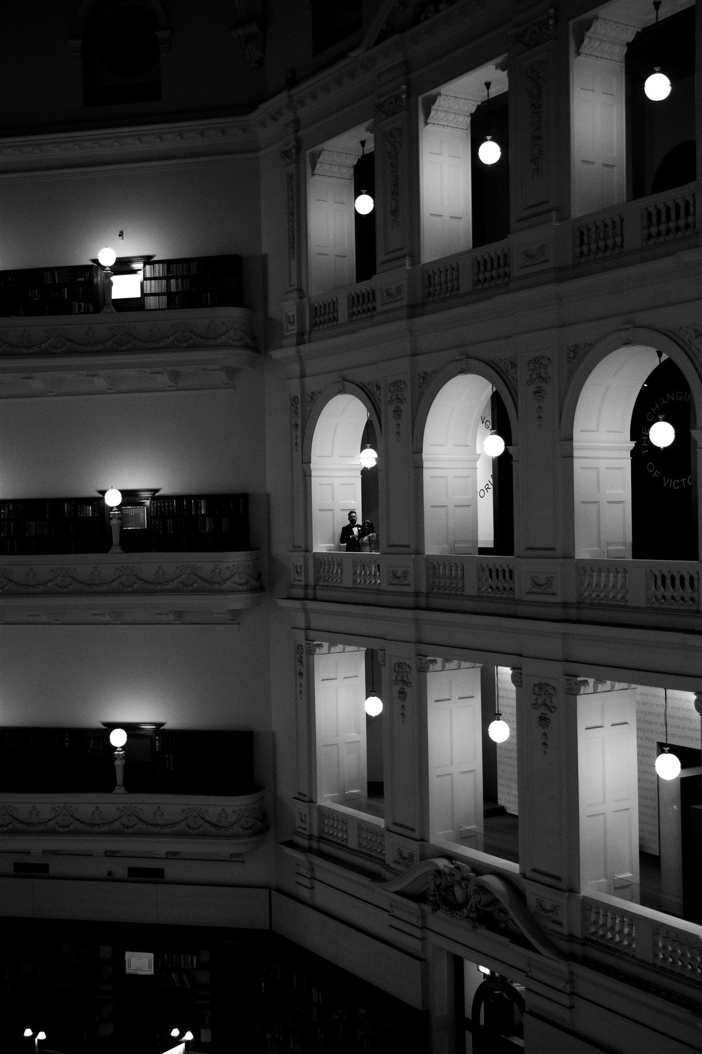 State Library Victoria wedding by Showtime Events. Photos by White Vine Photography. Darcy & Brayden