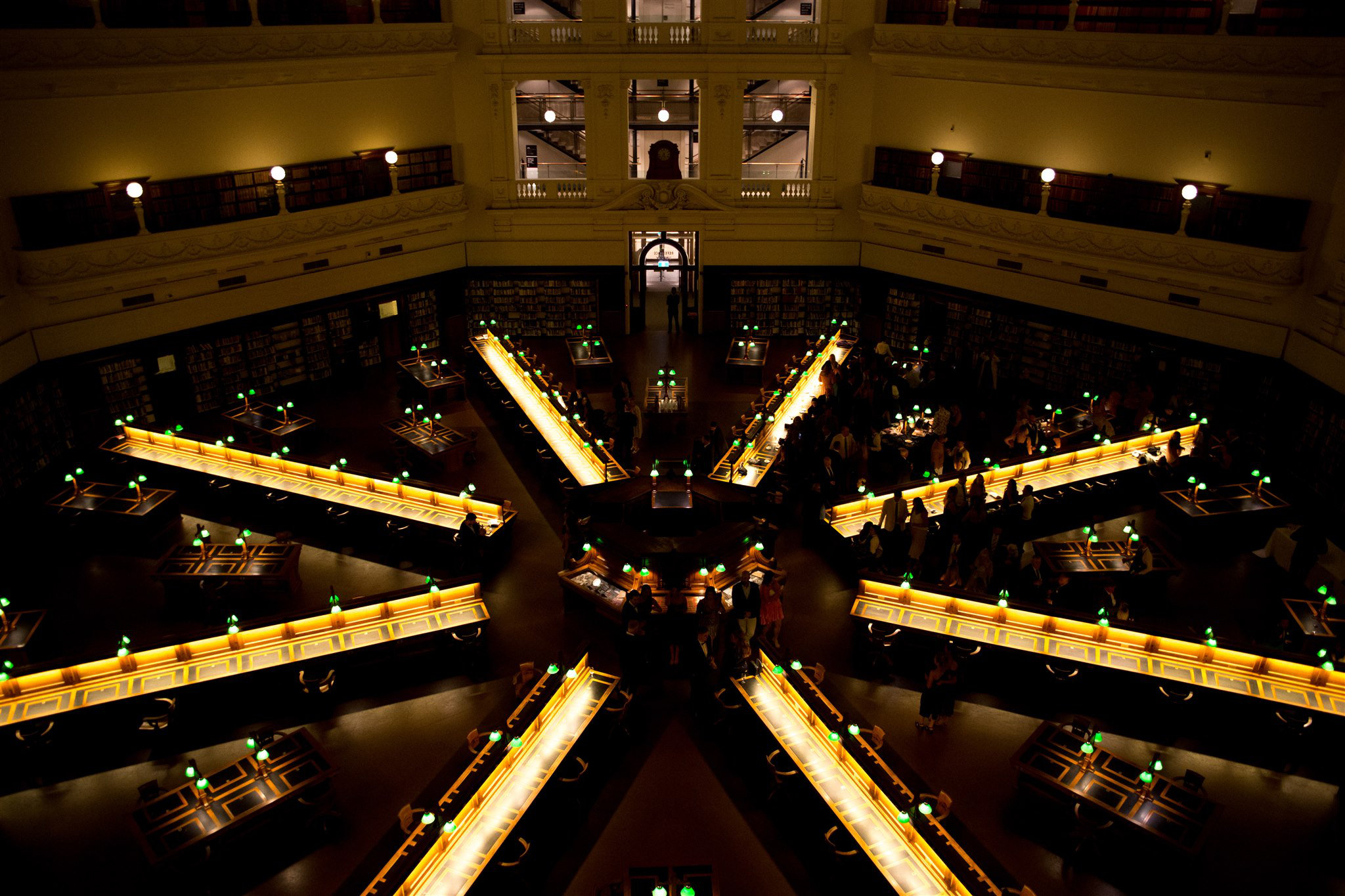 State Library Victoria wedding by Showtime Events. Photos by White Vine Photography. Darcy & Brayden