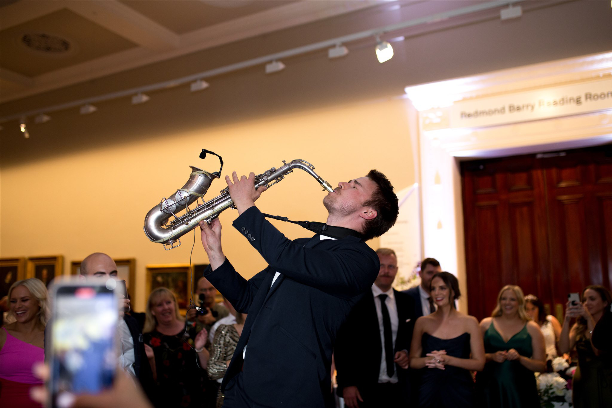 State Library Victoria wedding by Showtime Events. Photos by White Vine Photography. Darcy & Brayden