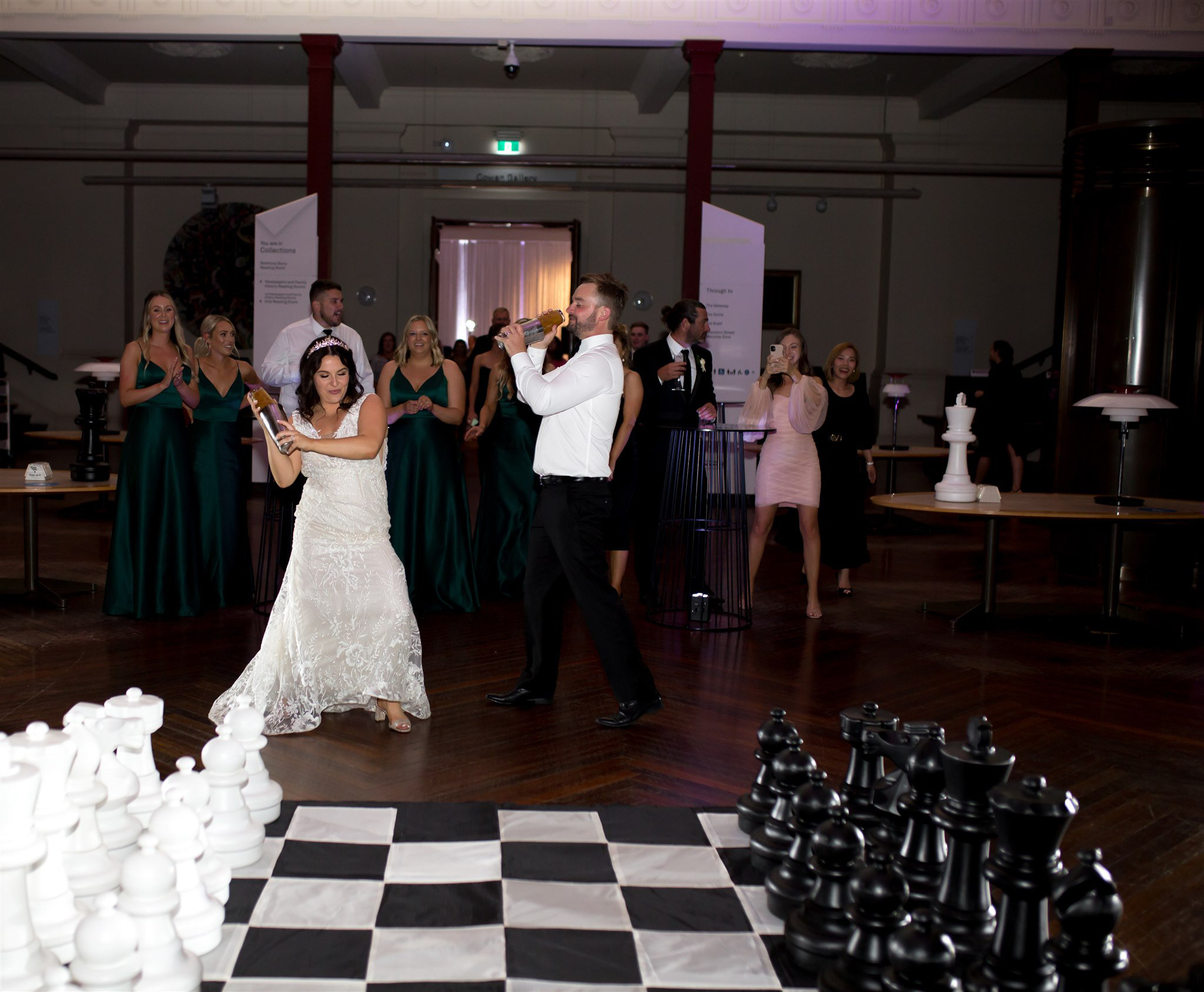 State Library Victoria wedding. Photos by White Vine Photography. Darcy & Brayden