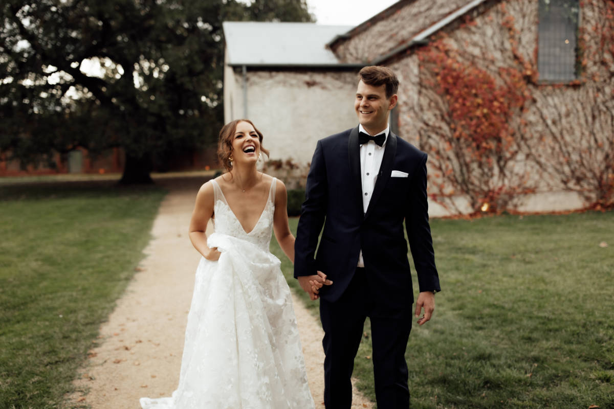 Classic Yarra Valley wedding for Ella and John at Stones. Photos by Fern & Stone Photography.