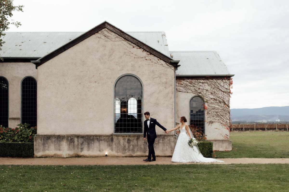 Classic Yarra Valley wedding for Ella and John at Stones. Photos by Fern & Stone Photography.