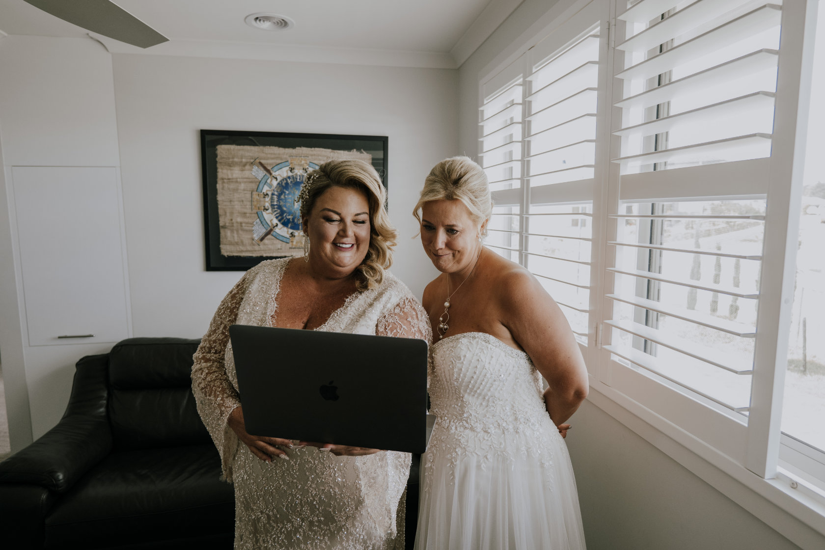 Luxury wedding at Terindah Estate, Bellarine Peninsula. Photos by Ashley K Weddings. Cathi & Jackie.