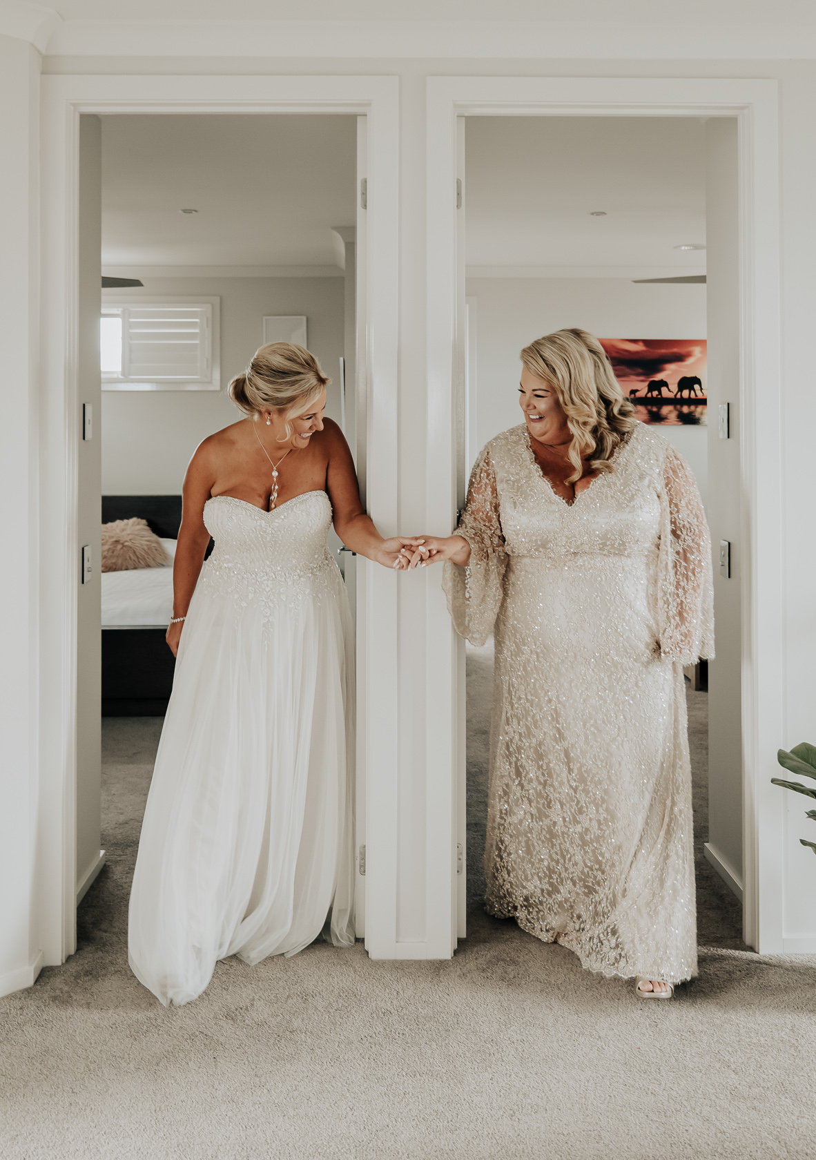 Luxury wedding at Terindah Estate, Bellarine Peninsula. Photos by Ashley K Weddings. Cathi & Jackie.