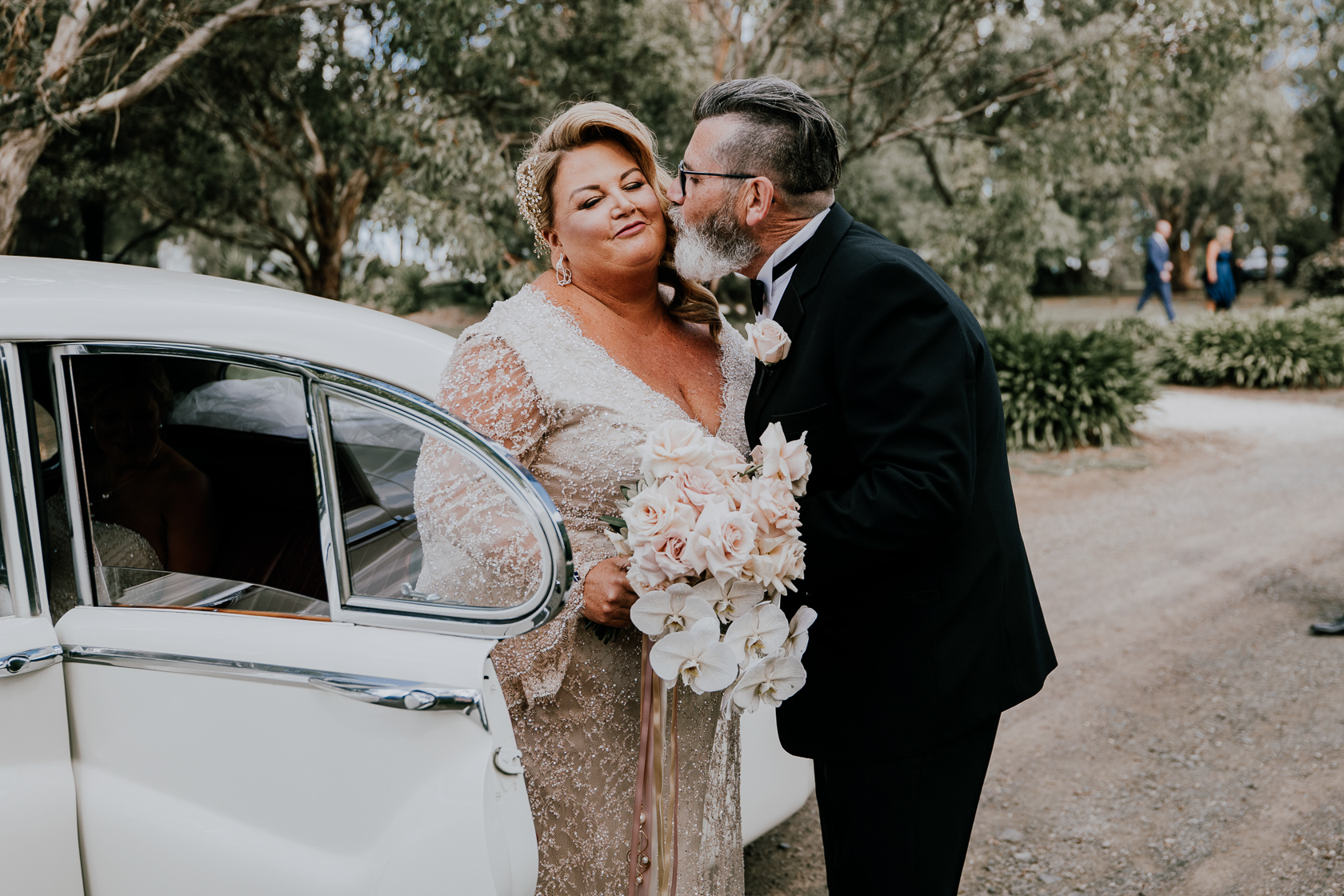 Luxury wedding at Terindah Estate, Bellarine Peninsula. Photos by Ashley K Weddings. Cathi & Jackie.