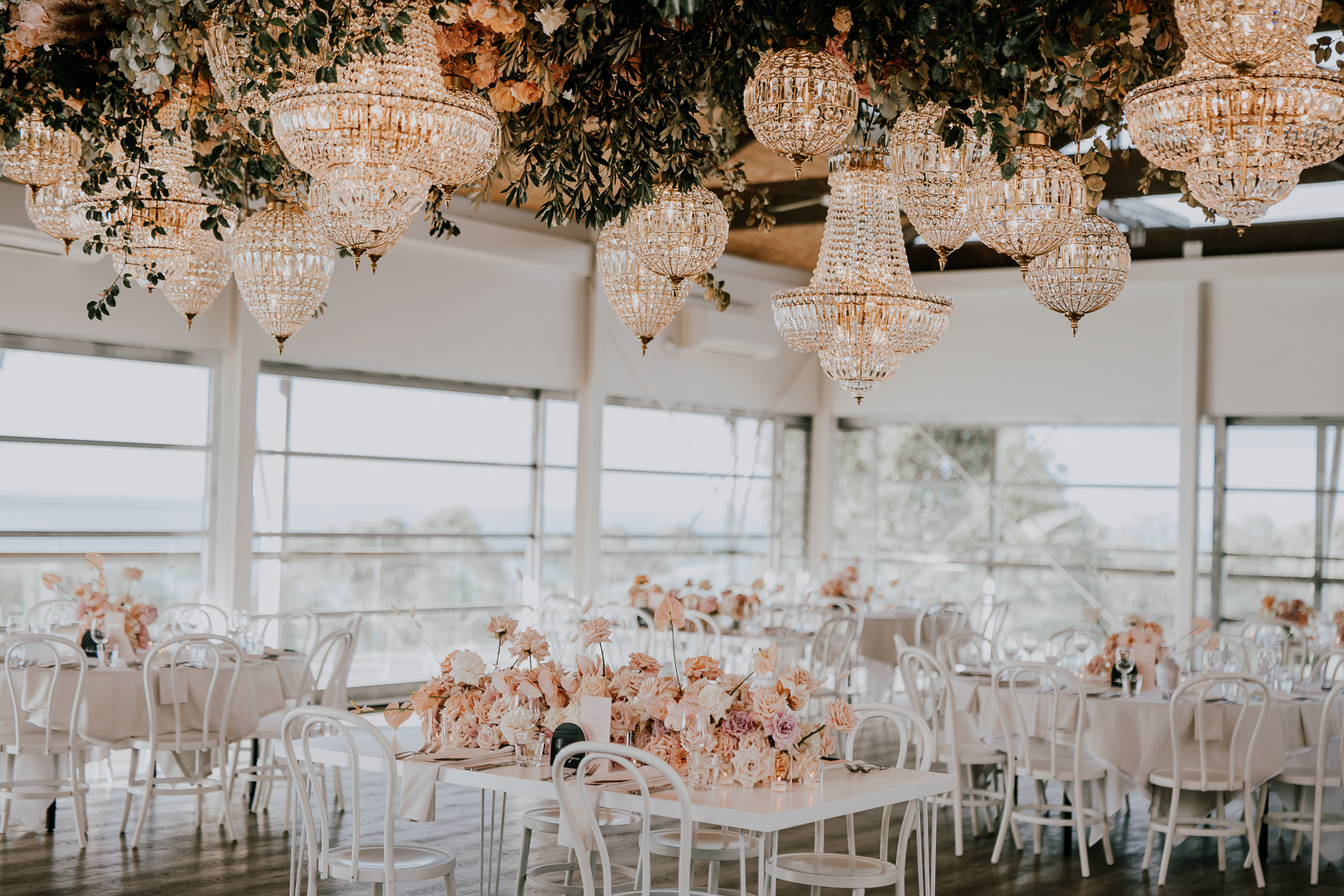 Luxury wedding at Terindah Estate, Bellarine Peninsula. Photos by Ashley K Weddings. Cathi & Jackie.