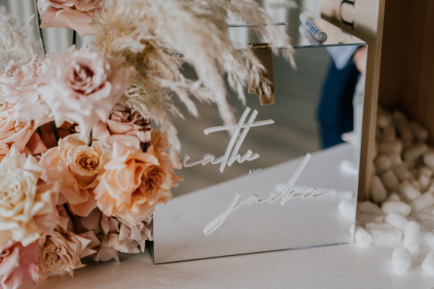 Luxury wedding at Terindah Estate, Bellarine Peninsula. Photos by Ashley K Weddings. Cathi & Jackie.