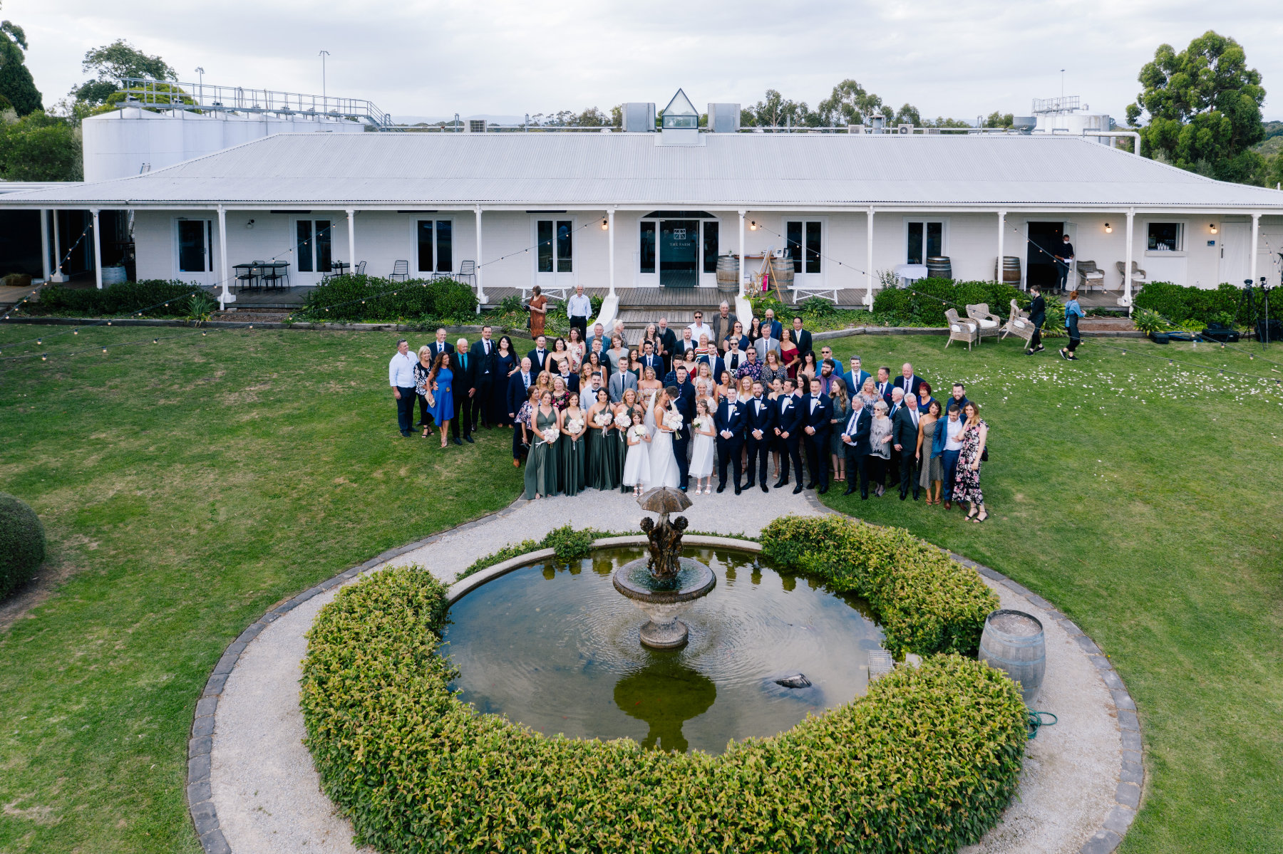 Romantic wedding at The Farm Yarra Valley, Warrandyte South. Photographed by Love & Other Photography.