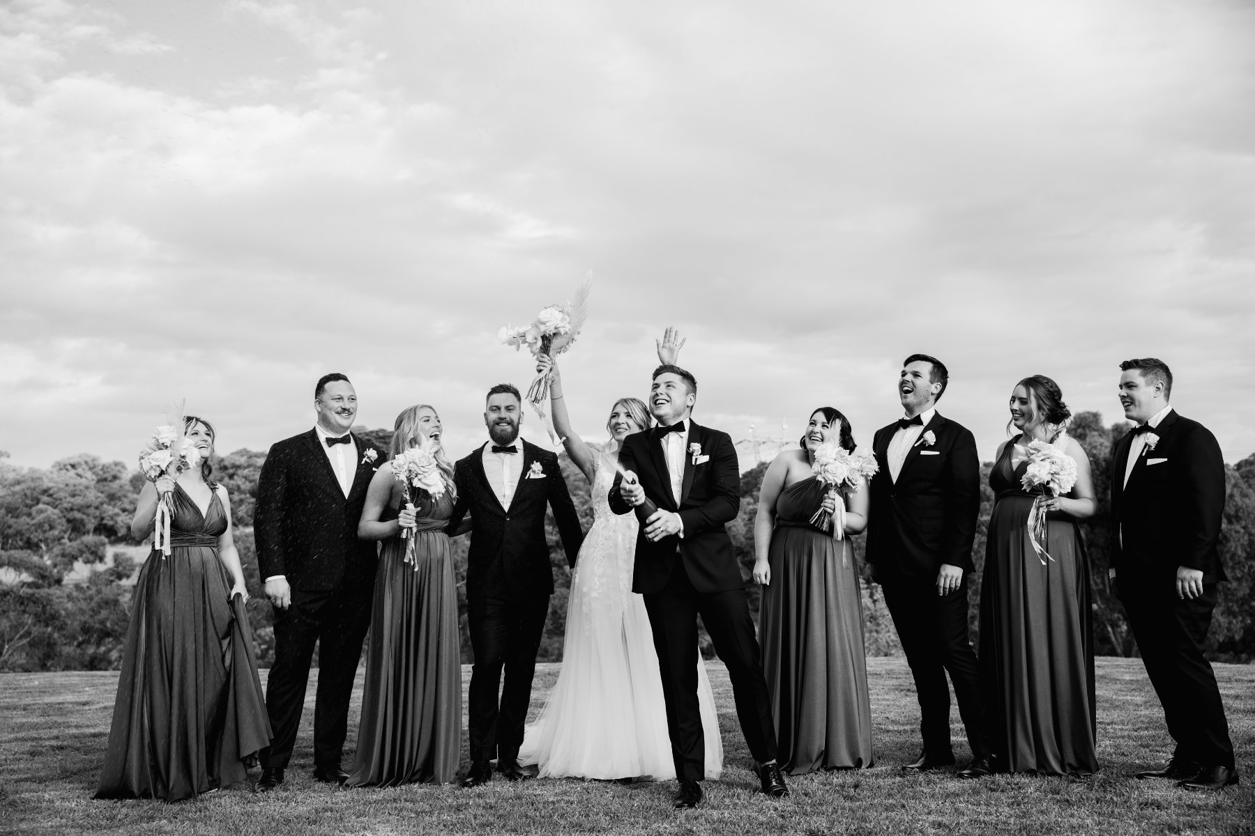 Romantic wedding at The Farm Yarra Valley, Warrandyte South. Photographed by Love & Other Photography.