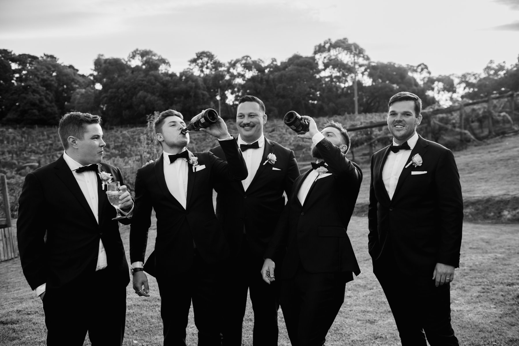 Romantic wedding at The Farm Yarra Valley, Warrandyte South. Photographed by Love & Other Photography.