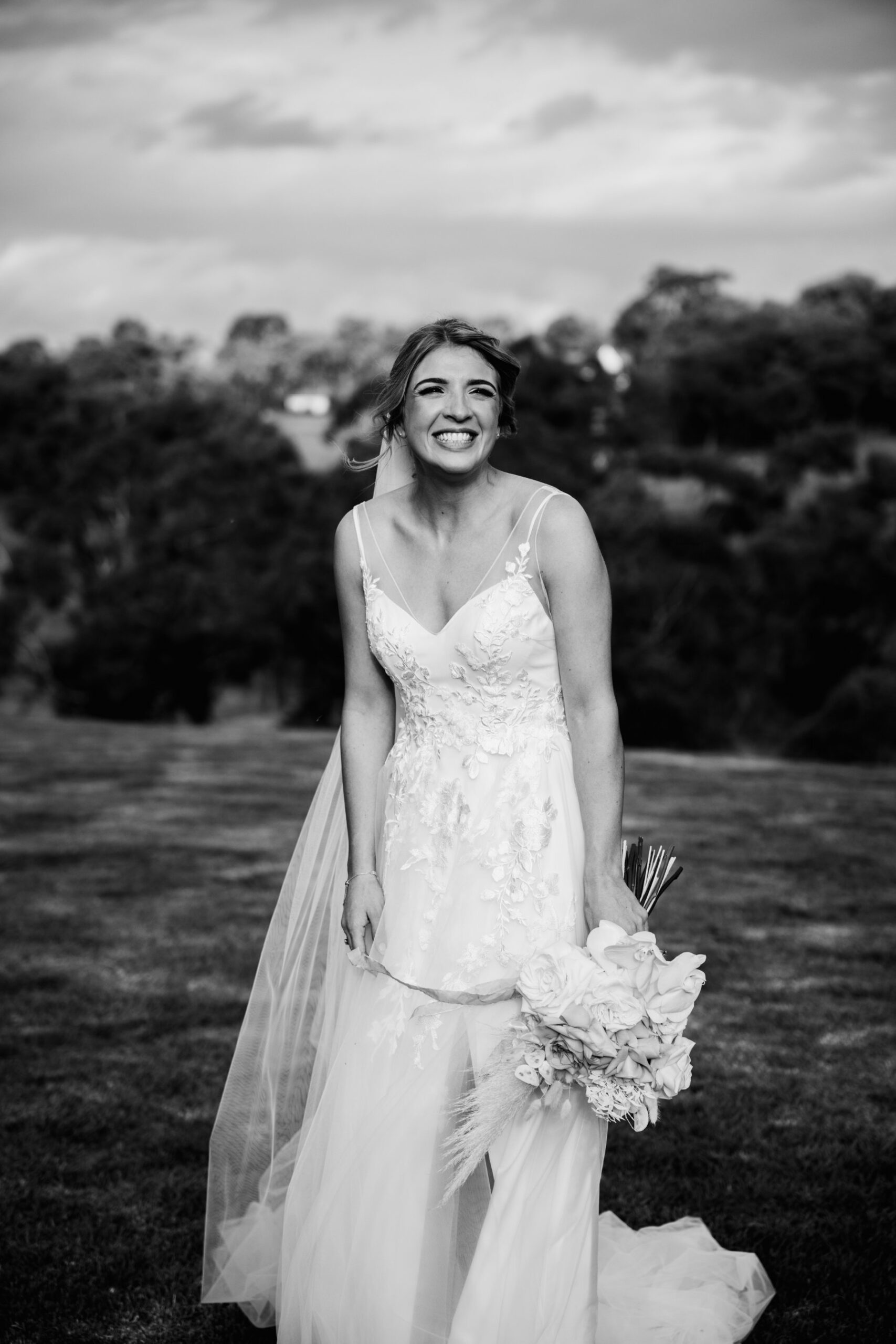 Romantic wedding at The Farm Yarra Valley, Warrandyte South. Photographed by Love & Other Photography.