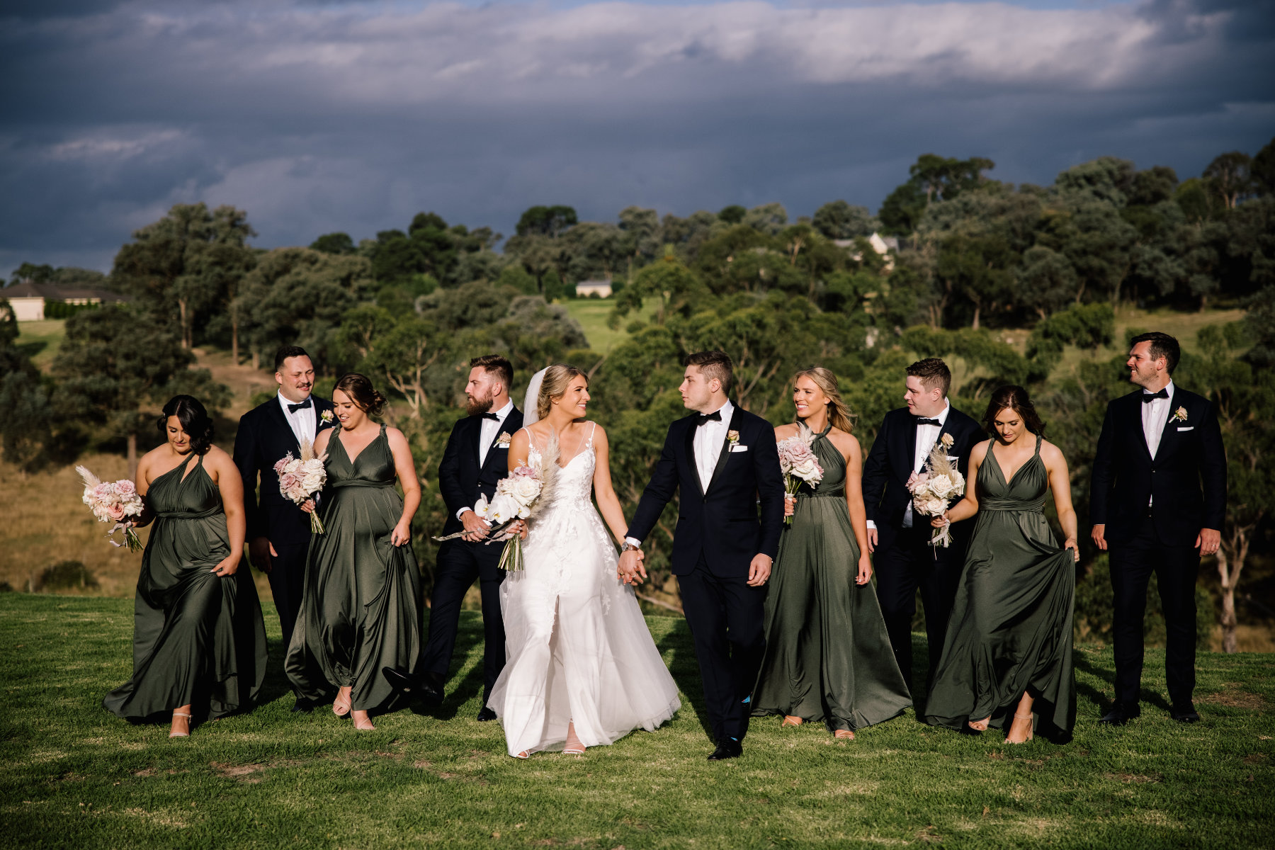 Romantic wedding at The Farm Yarra Valley, Warrandyte South. Photographed by Love & Other Photography.