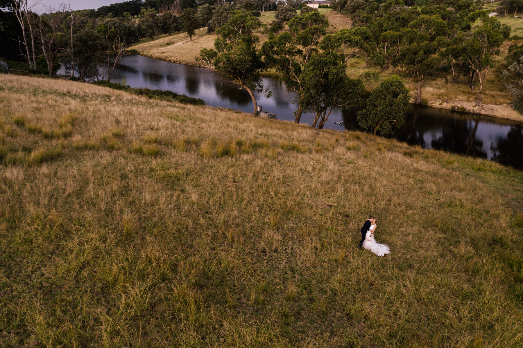 Romantic wedding at The Farm Yarra Valley, Warrandyte South. Photographed by Love & Other Photography.