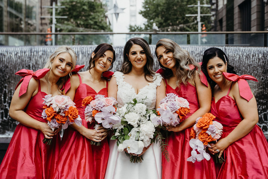 Luxury wedding at The Tea Room QVB, Sydney. Photos by In A Maze. Silvia & Anthony.