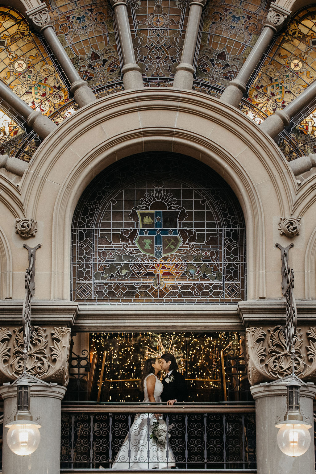 Luxury wedding at The Tea Room QVB, Sydney. Photos by In A Maze. Silvia & Anthony.