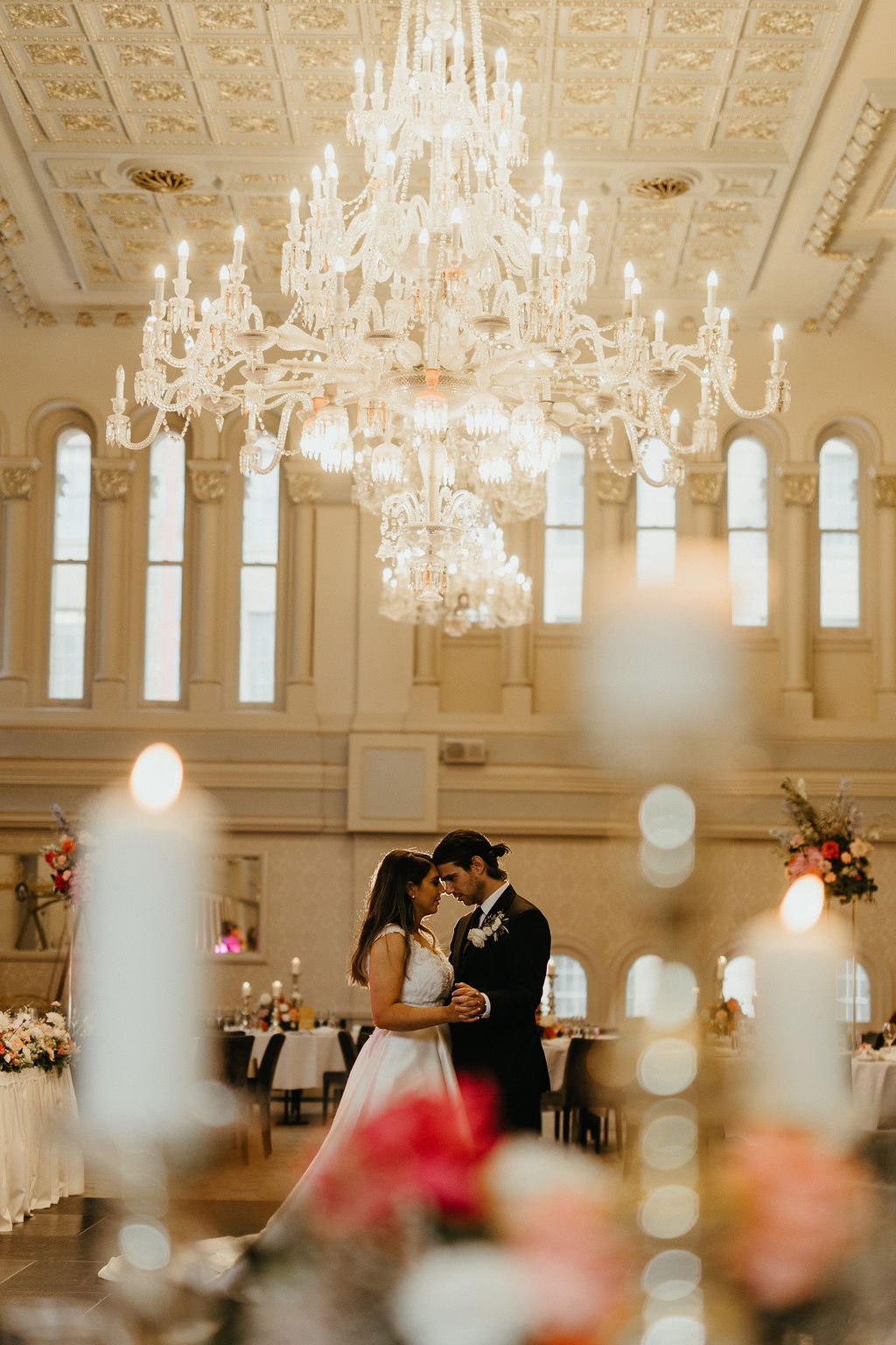 Luxury wedding at The Tea Room QVB, Sydney. Photos by In A Maze. Silvia & Anthony.