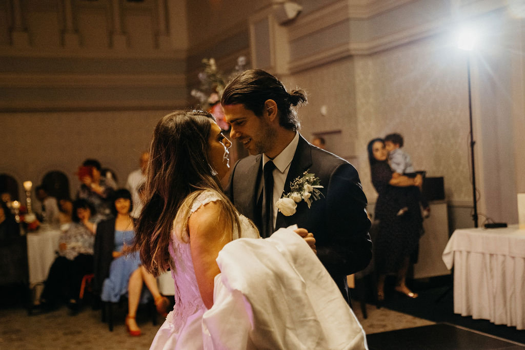 Luxury wedding at The Tea Room QVB, Sydney. Photos by In A Maze. Silvia & Anthony.