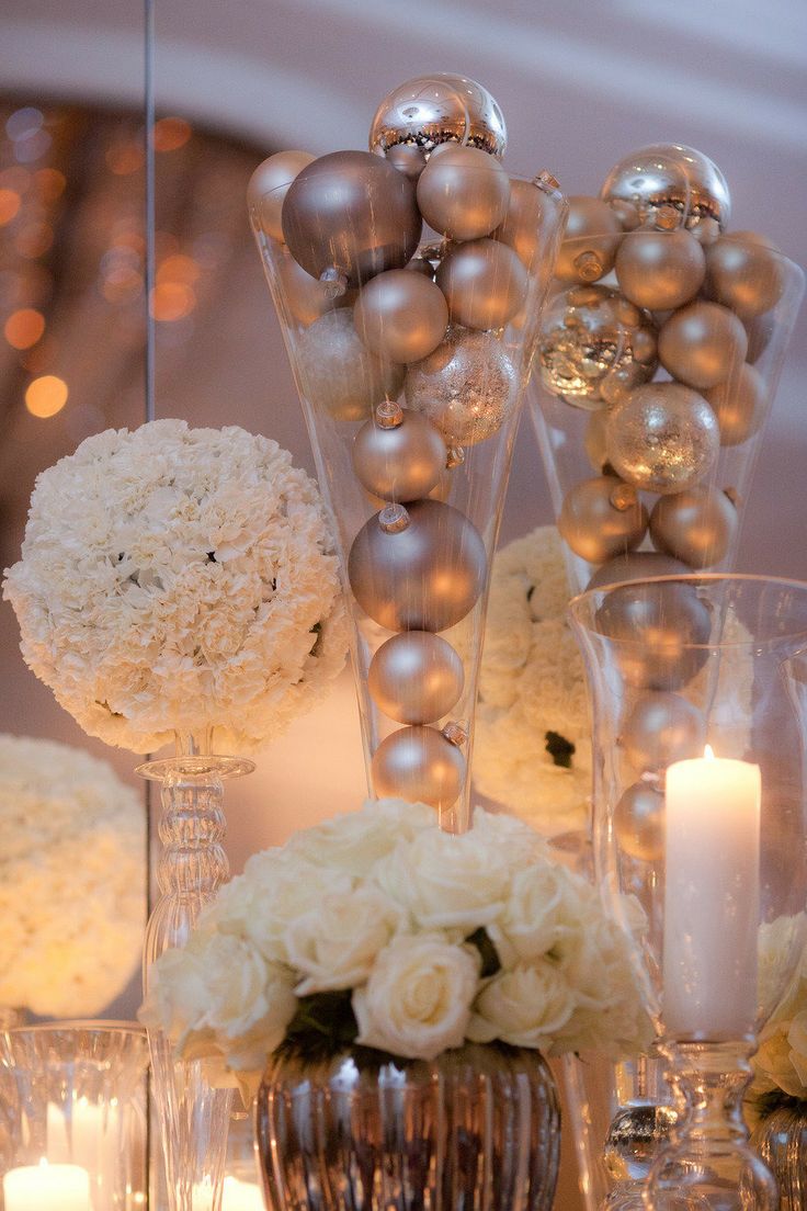 Christmas themed wedding Inspiration baubles