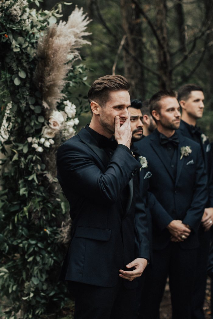 black wedding inspiration