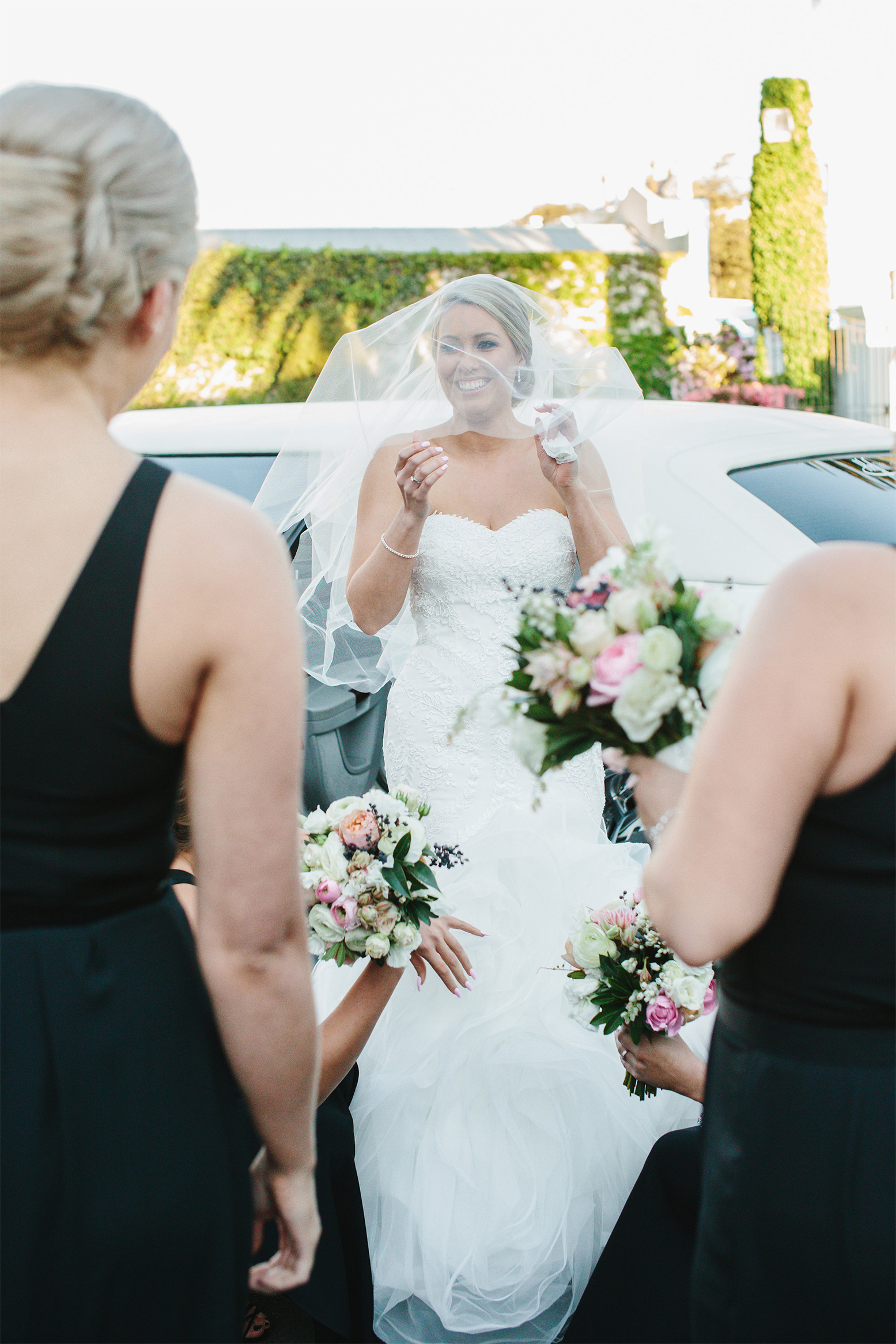 Cara and Nathan's epic high-five before classic wedding | Easy Weddings