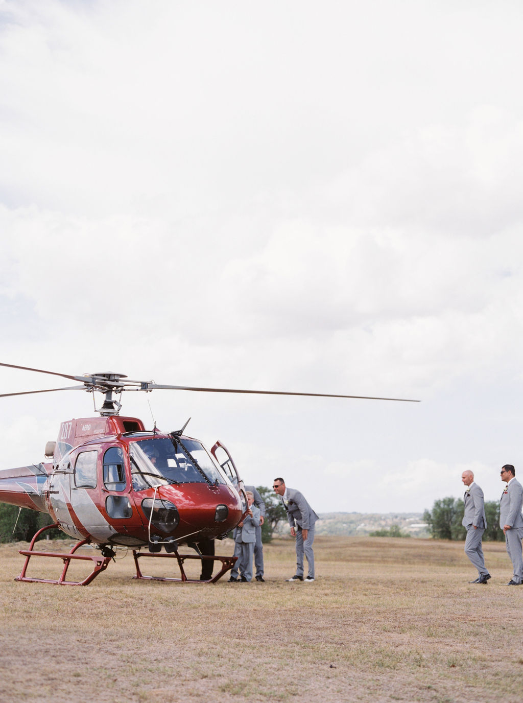 Chateau Elan Helicopter Wedding Photo by Sheri McMahon Lisa and James Florals by Trille Floral 44