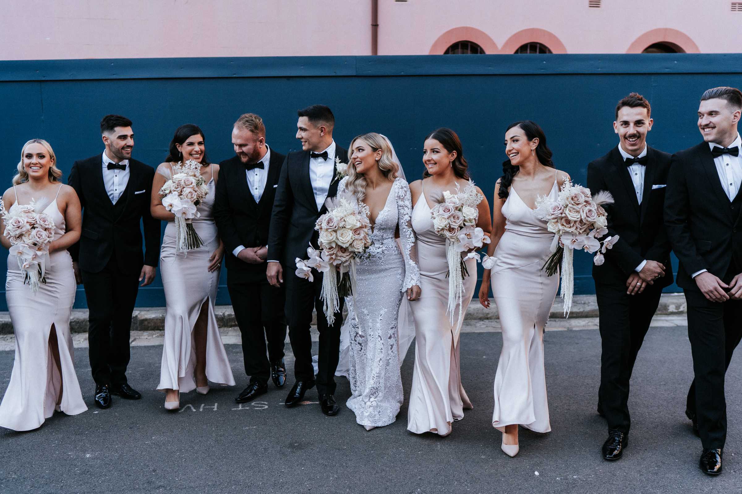 Doltone House Jones Bay Wharf Sydney wedding, Riannon and Mitch, wedding party, photo by The Evoke Company