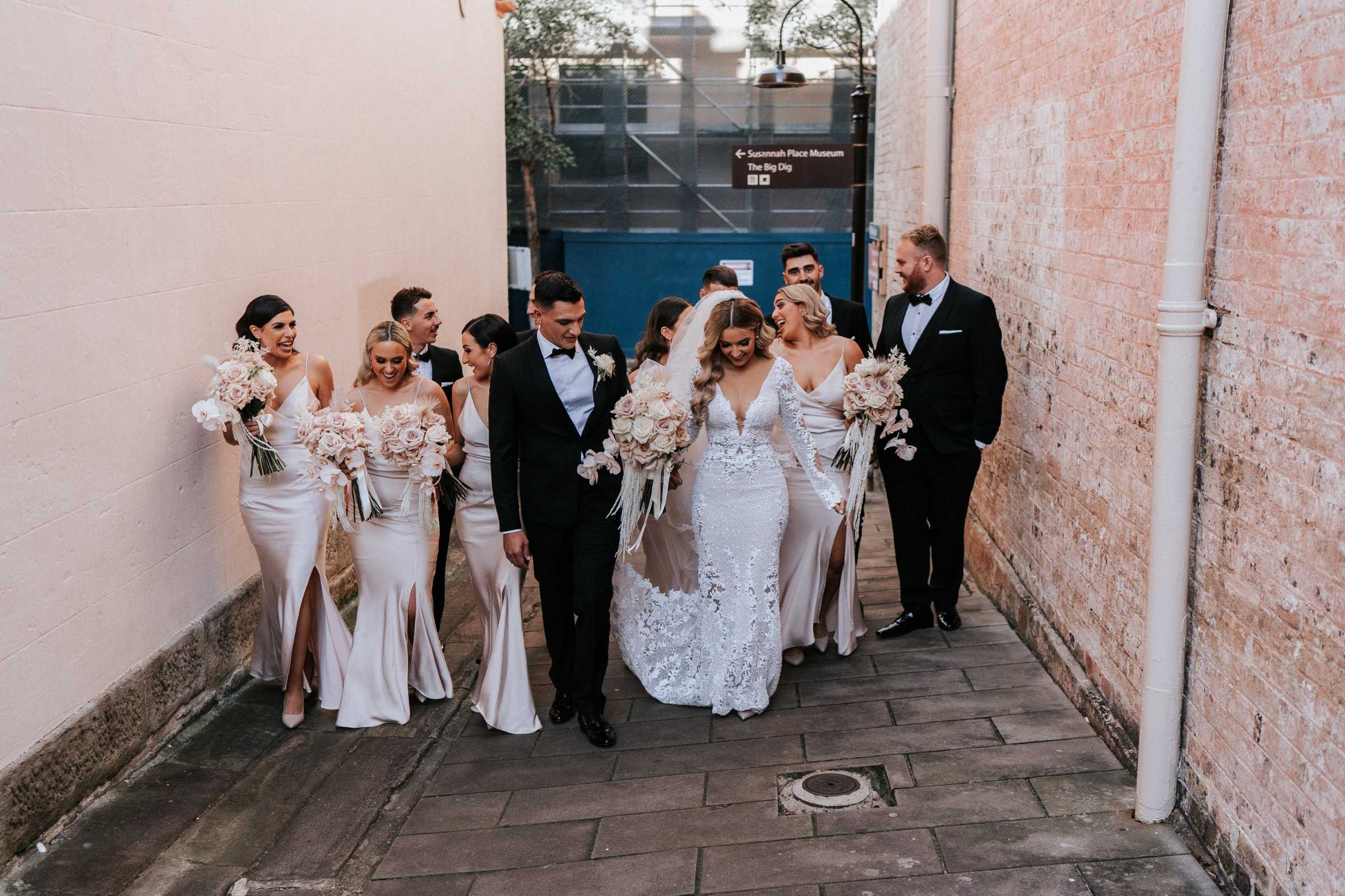 Doltone House Jones Bay Wharf Sydney wedding, Riannon and Mitch, wedding party, photo by The Evoke Company