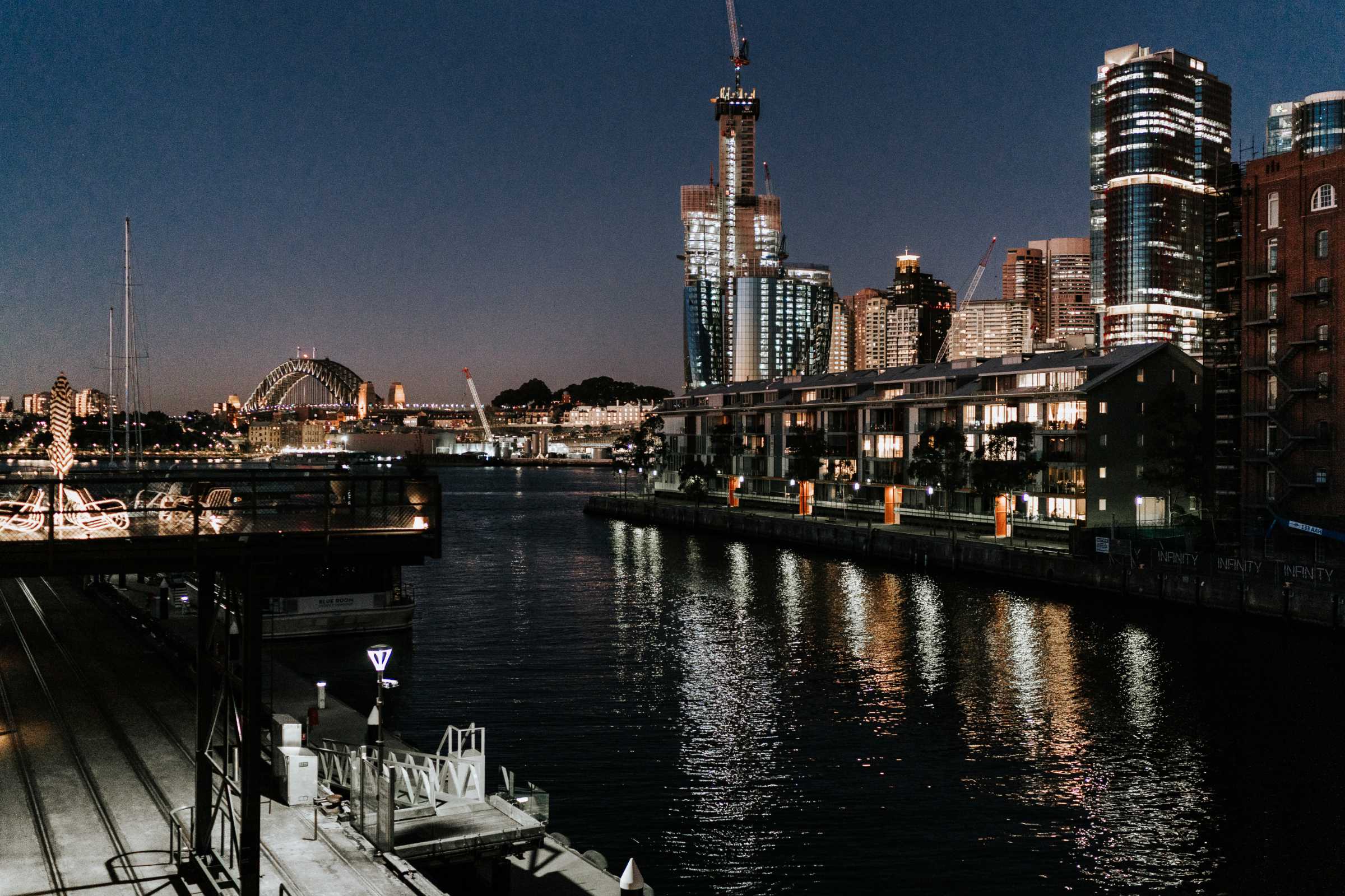 Doltone House Jones Bay Wharf Sydney wedding, Riannon and Mitch, Sydney Harbour view, photo by The Evoke Company