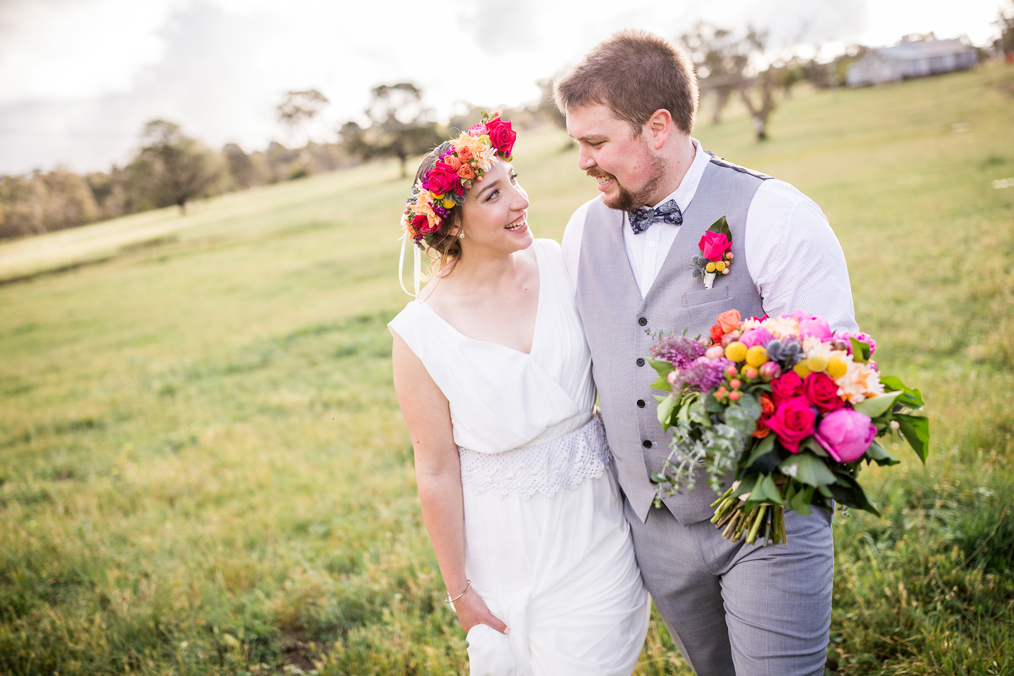 Erin Ben Boho Rustic Wedding Mel Hill Photography 051