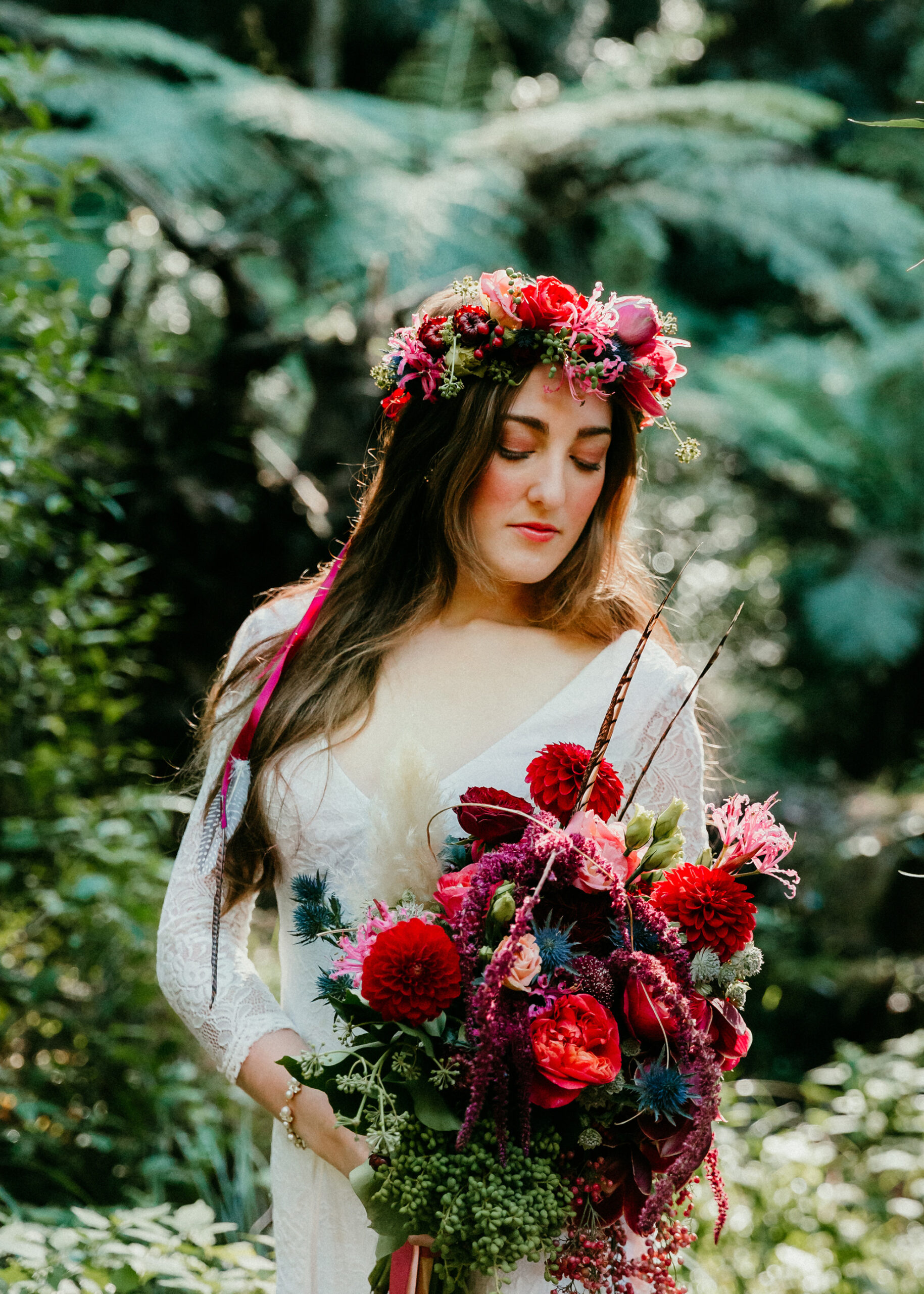 Floral Boho Wedding Inspiration Dewinta Dandot Photography 006 scaled