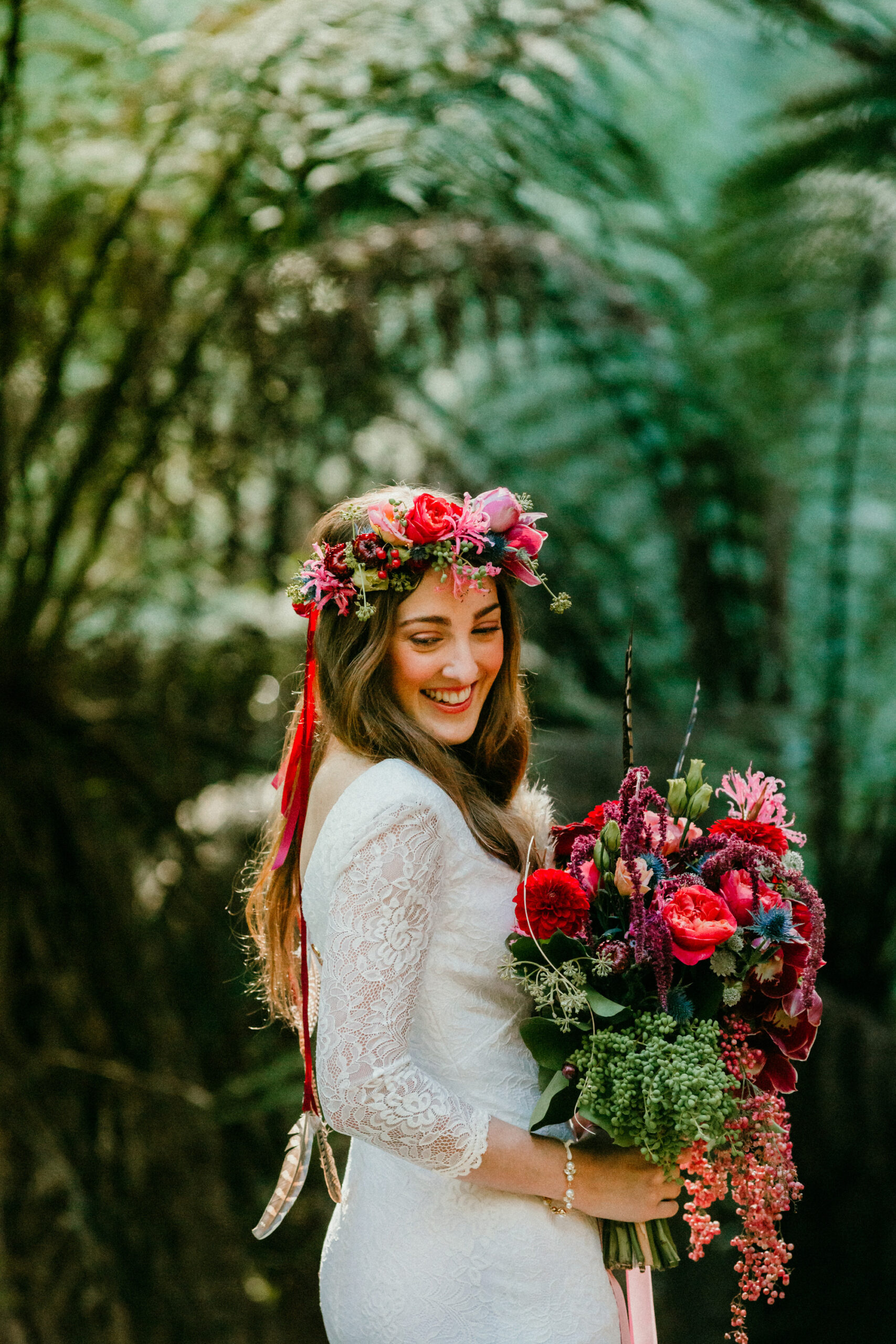 Floral Boho Wedding Inspiration Dewinta Dandot Photography 016 scaled