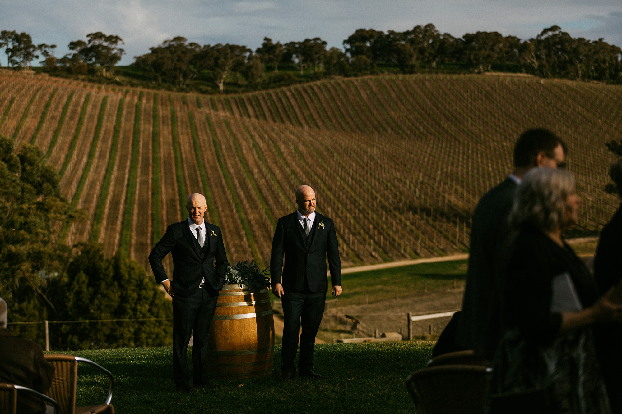 Meagan Chad Rustic Vineyard Wedding Little Car Photography 008