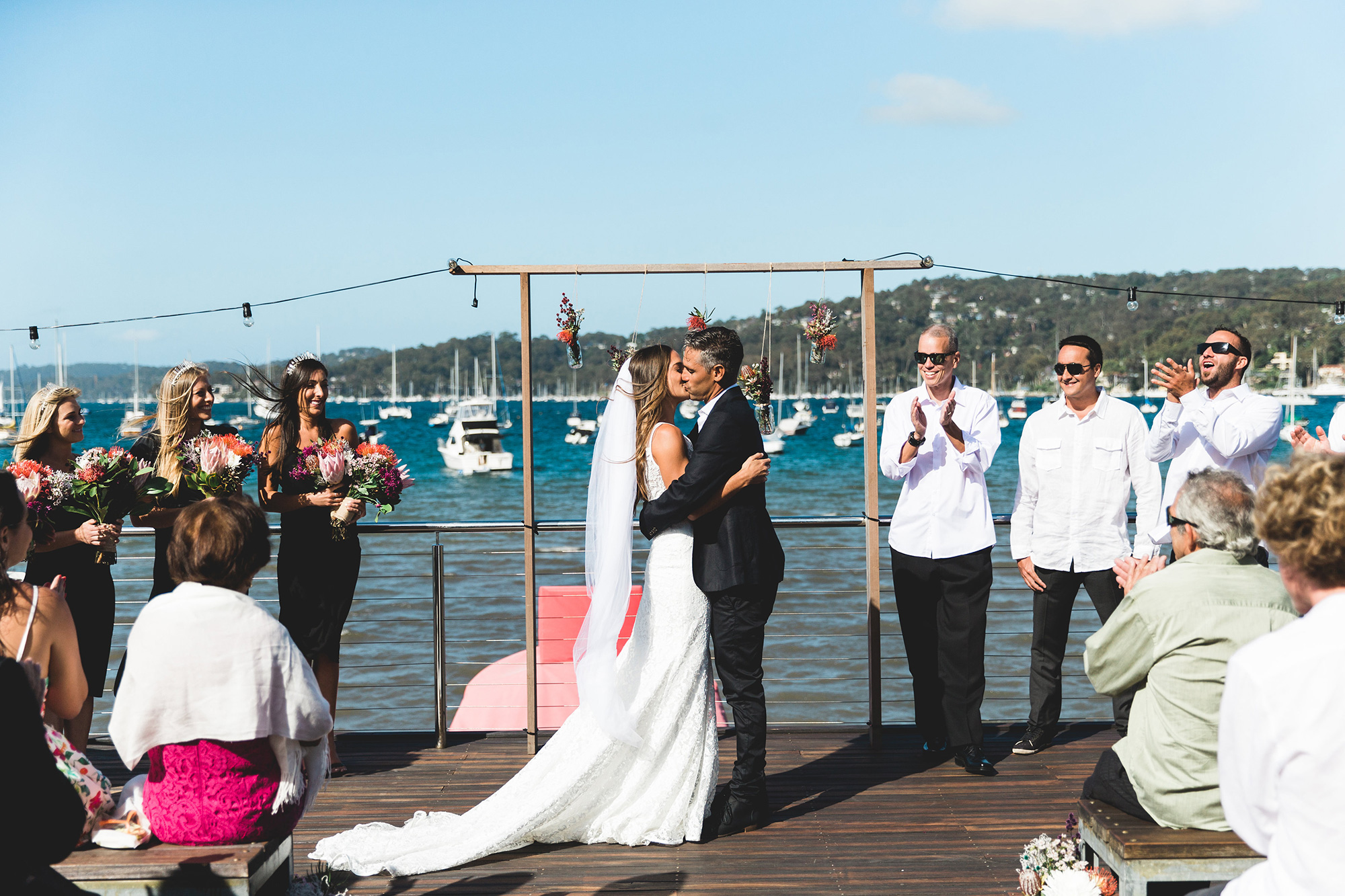 Mia and Victor get hands-on for their rustic waterfront wedding | Easy ...