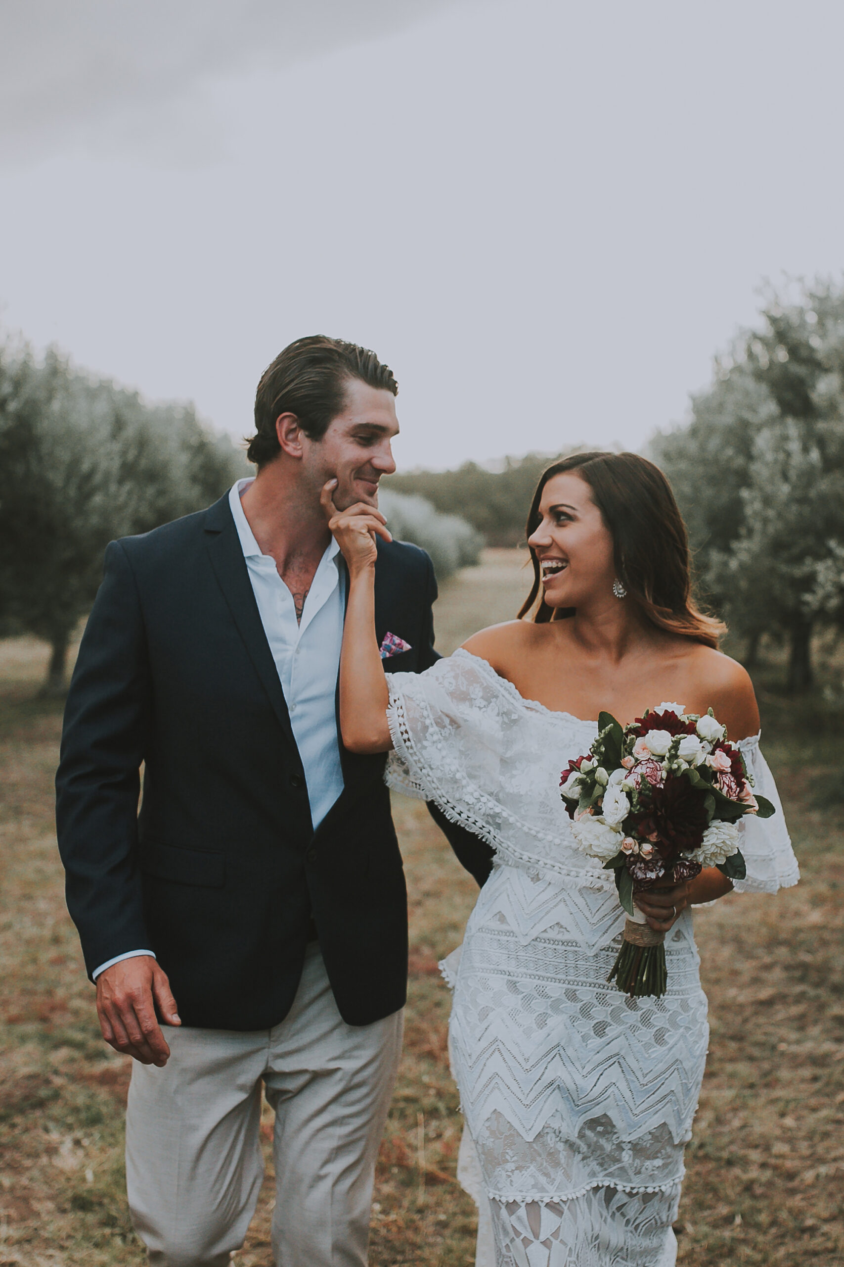 Calm after the storm: Natasha and Alex's rustic garden wedding | Easy ...