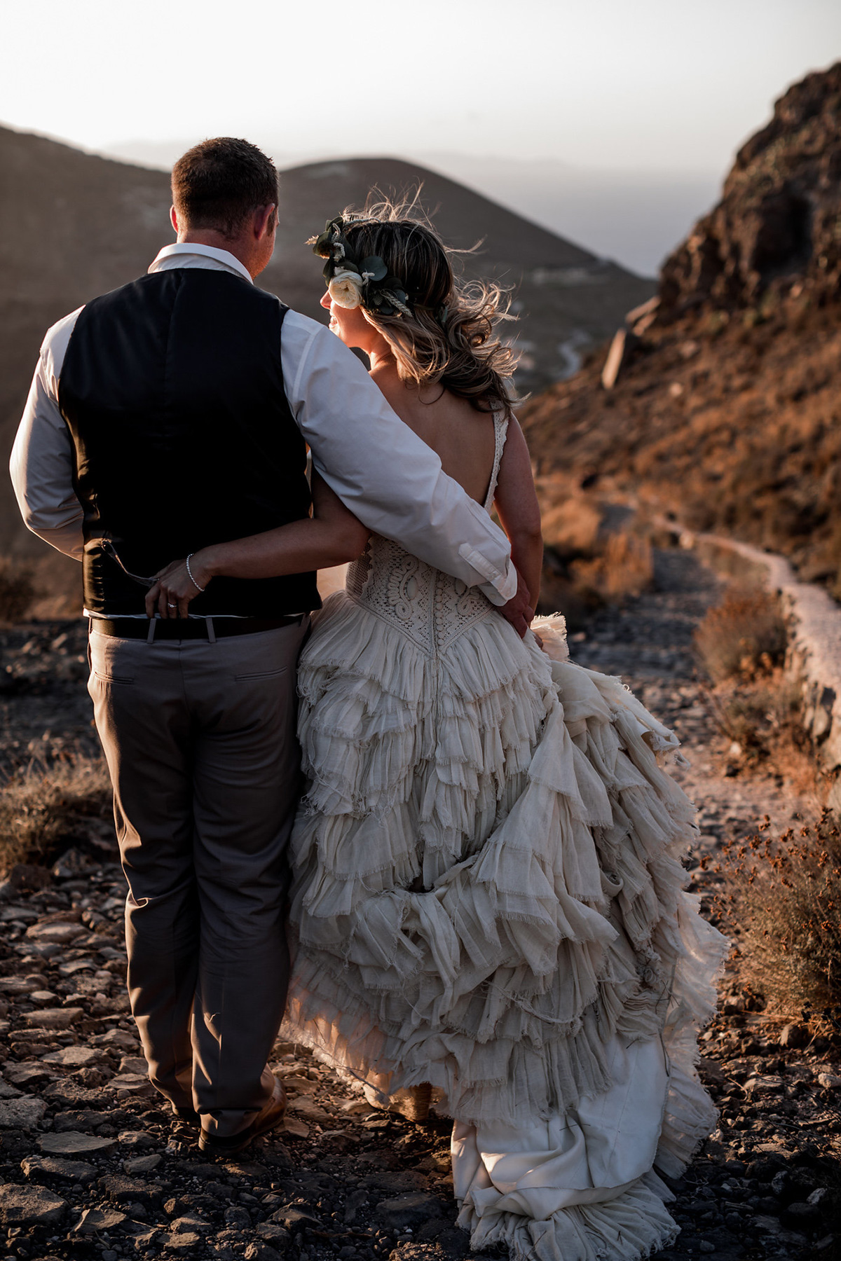 Nicole Michael Santorini Elopement Lilly Red SBS 035