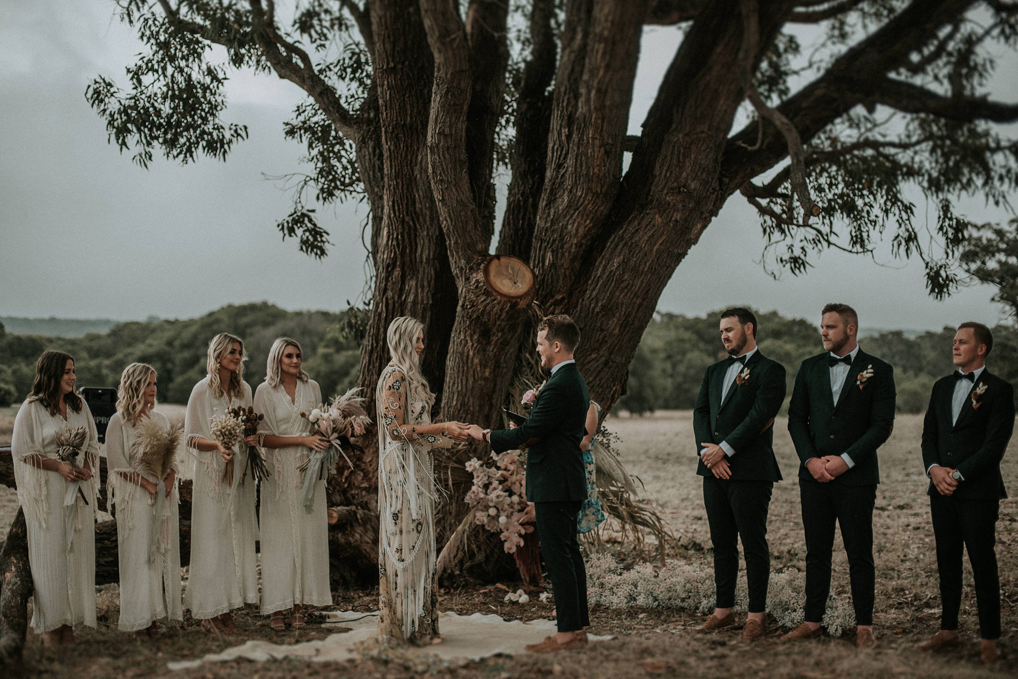 Rhiannon John Vintage Bohemian Wedding Shannon Stent Images 026