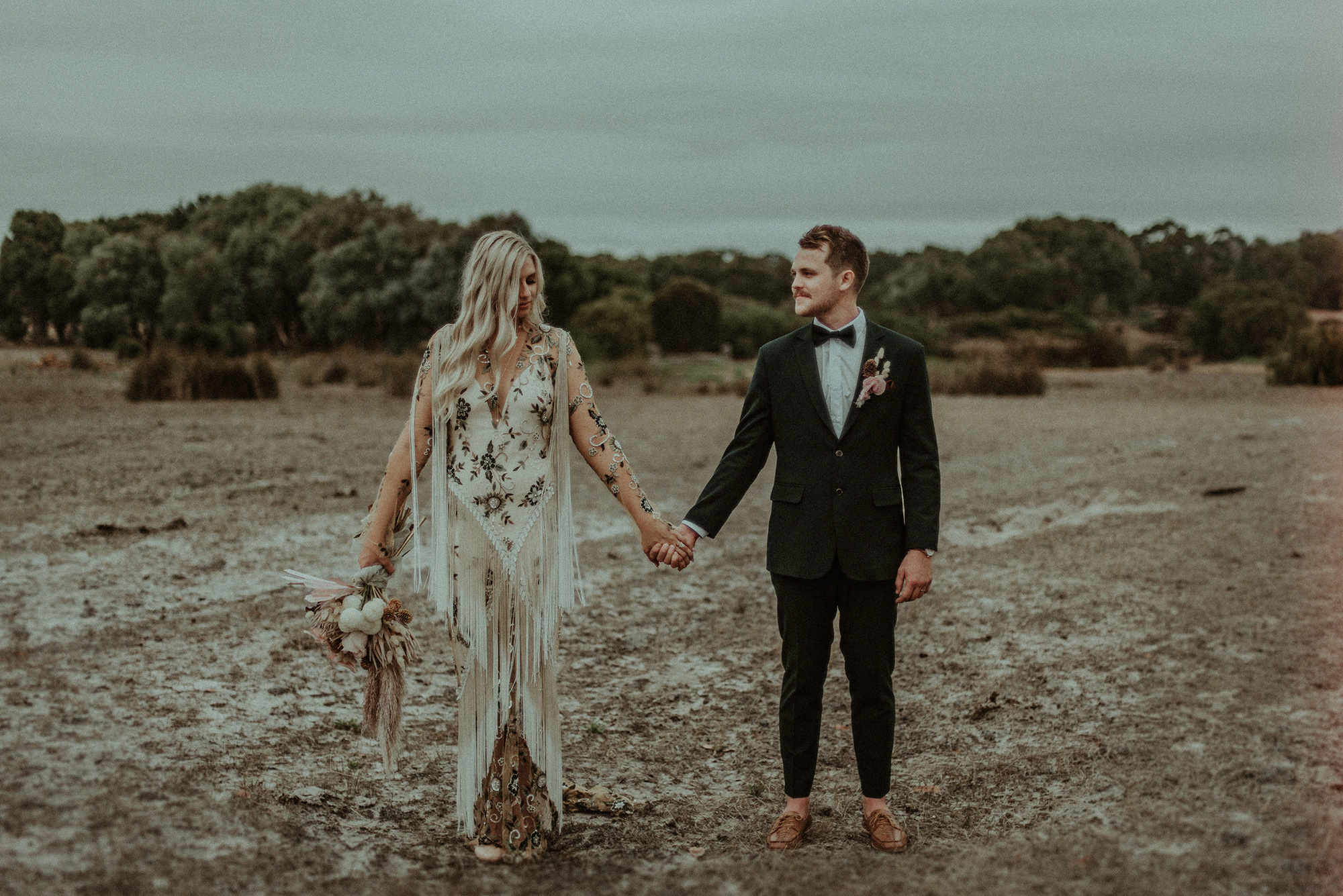 Rhiannon John Vintage Bohemian Wedding Shannon Stent Images 043